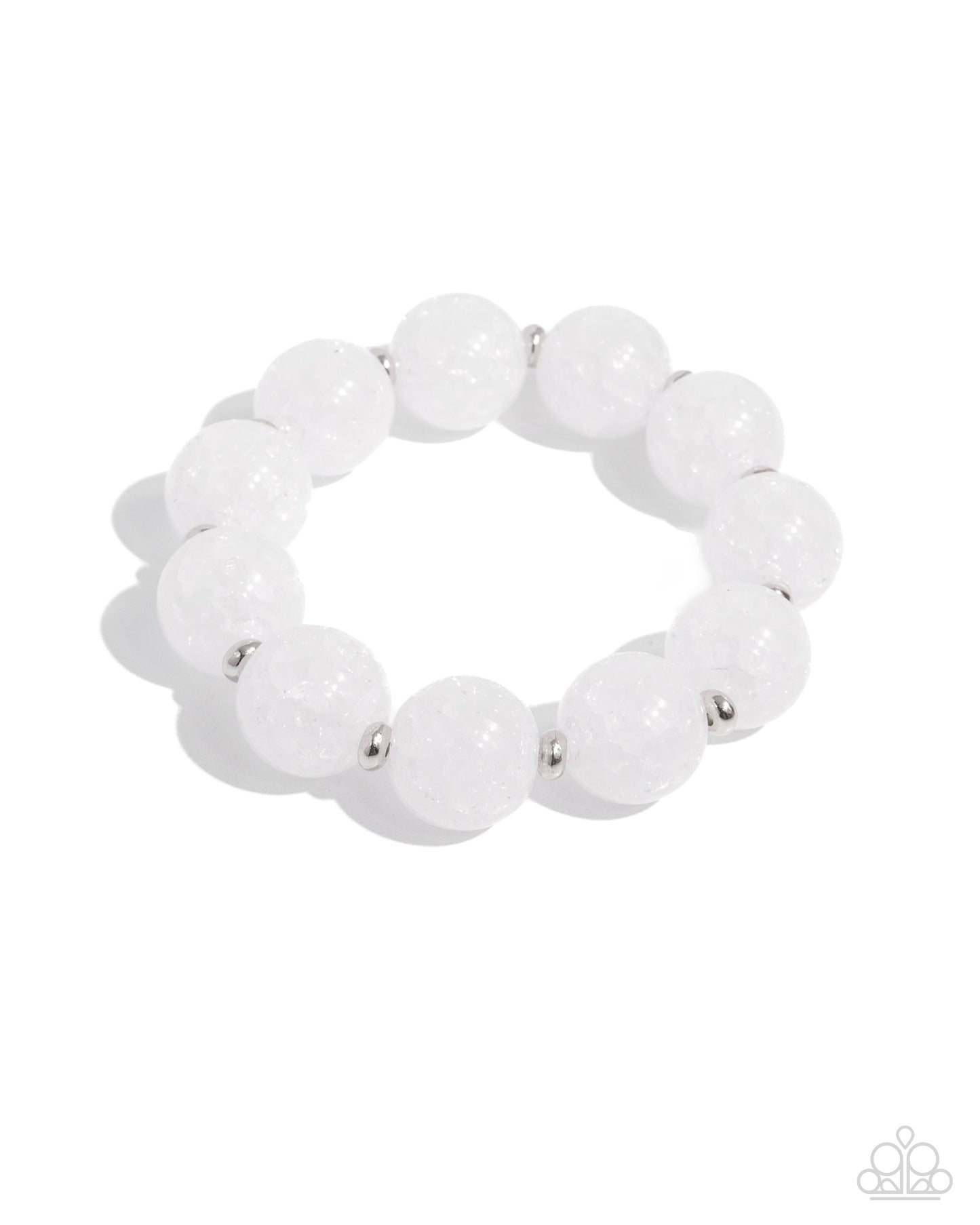 Arctic Affluence -white - Paparazzi bracelet