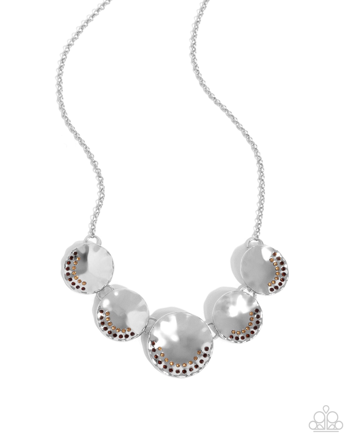 Swanky Shimmer - brown - Paparazzi necklace