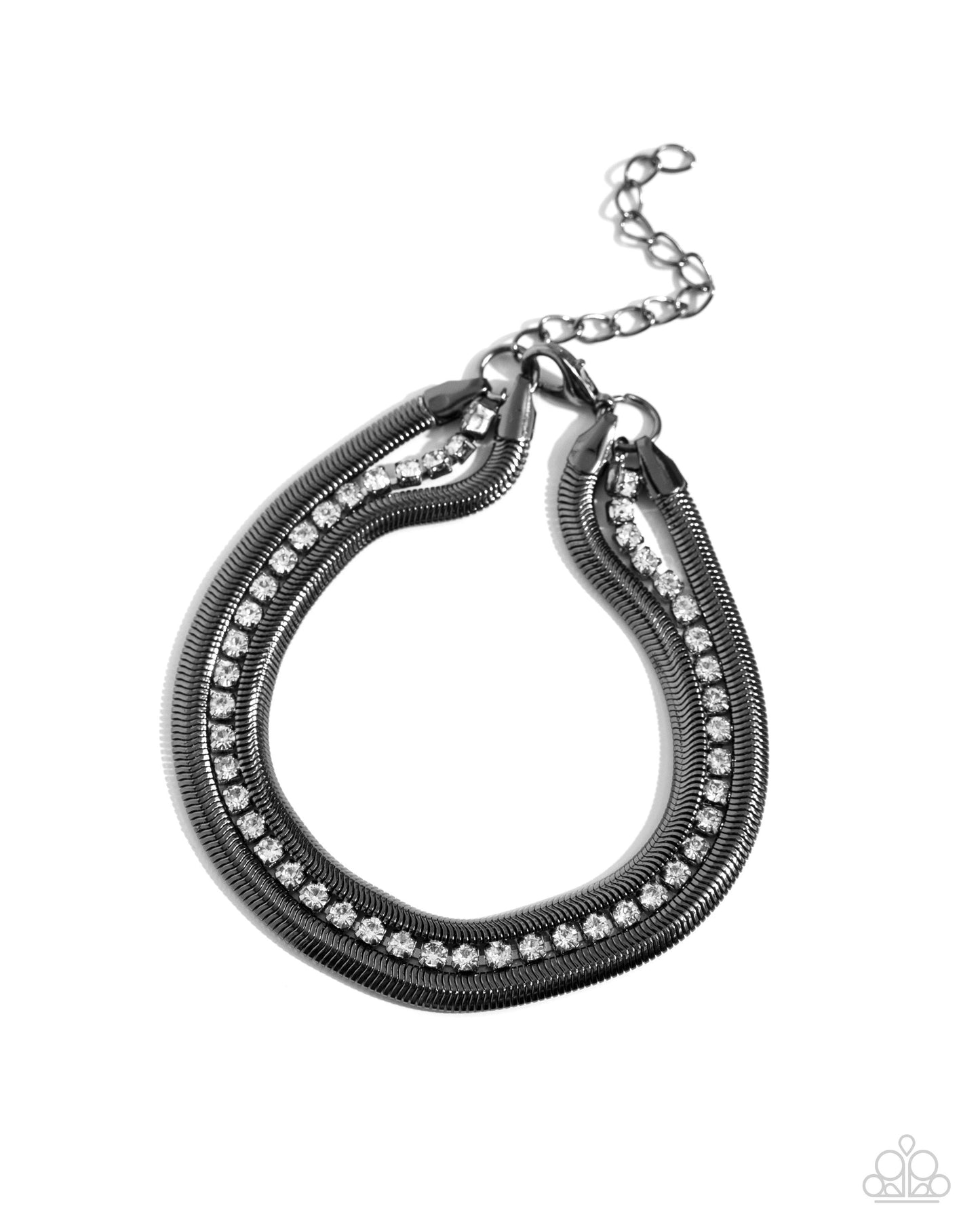 A SQUARE Treasure - black - Paparazzi bracelet