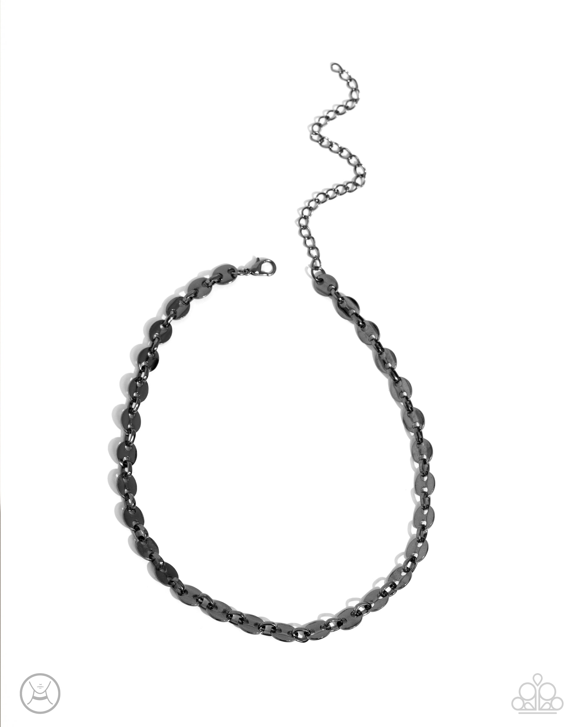 Abstract Advocate - black - Paparazzi necklace