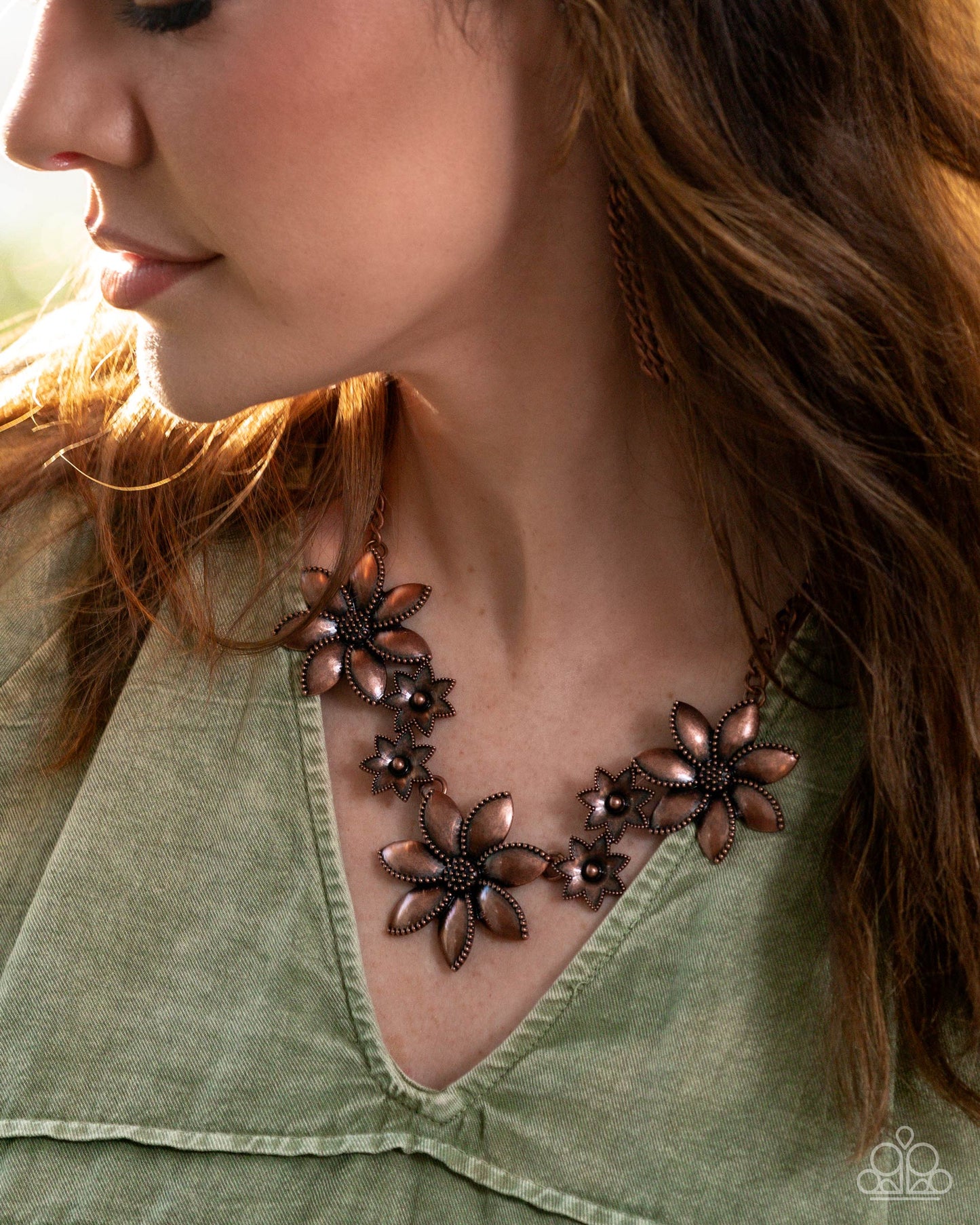 Active Imagination - copper - Paparazzi necklace