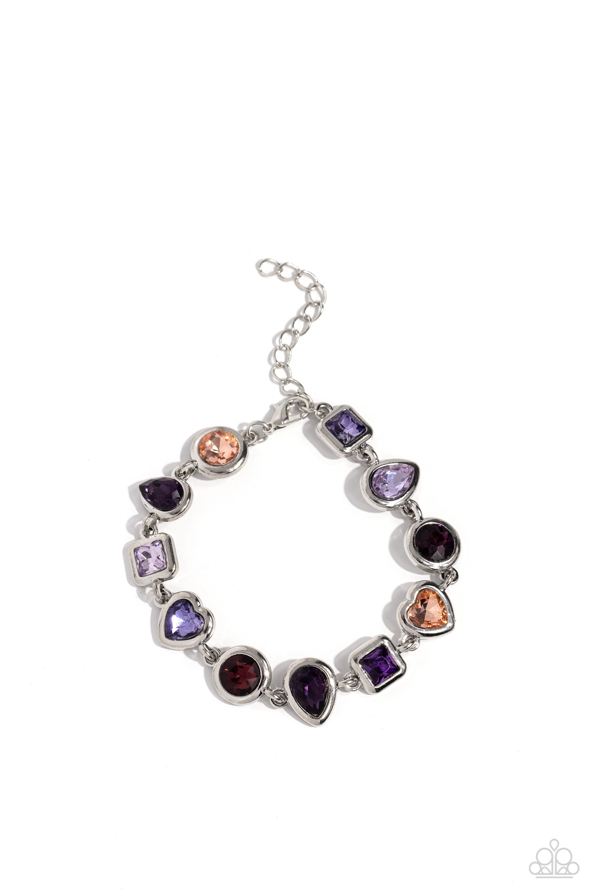 Actively Abstract - purple - Paparazzi bracelet