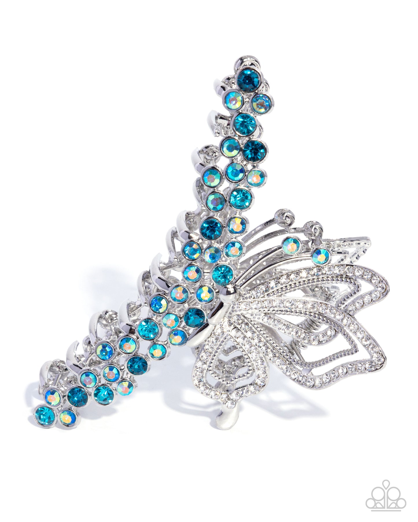 Admirable Administration - blue - Paparazzi hair clip