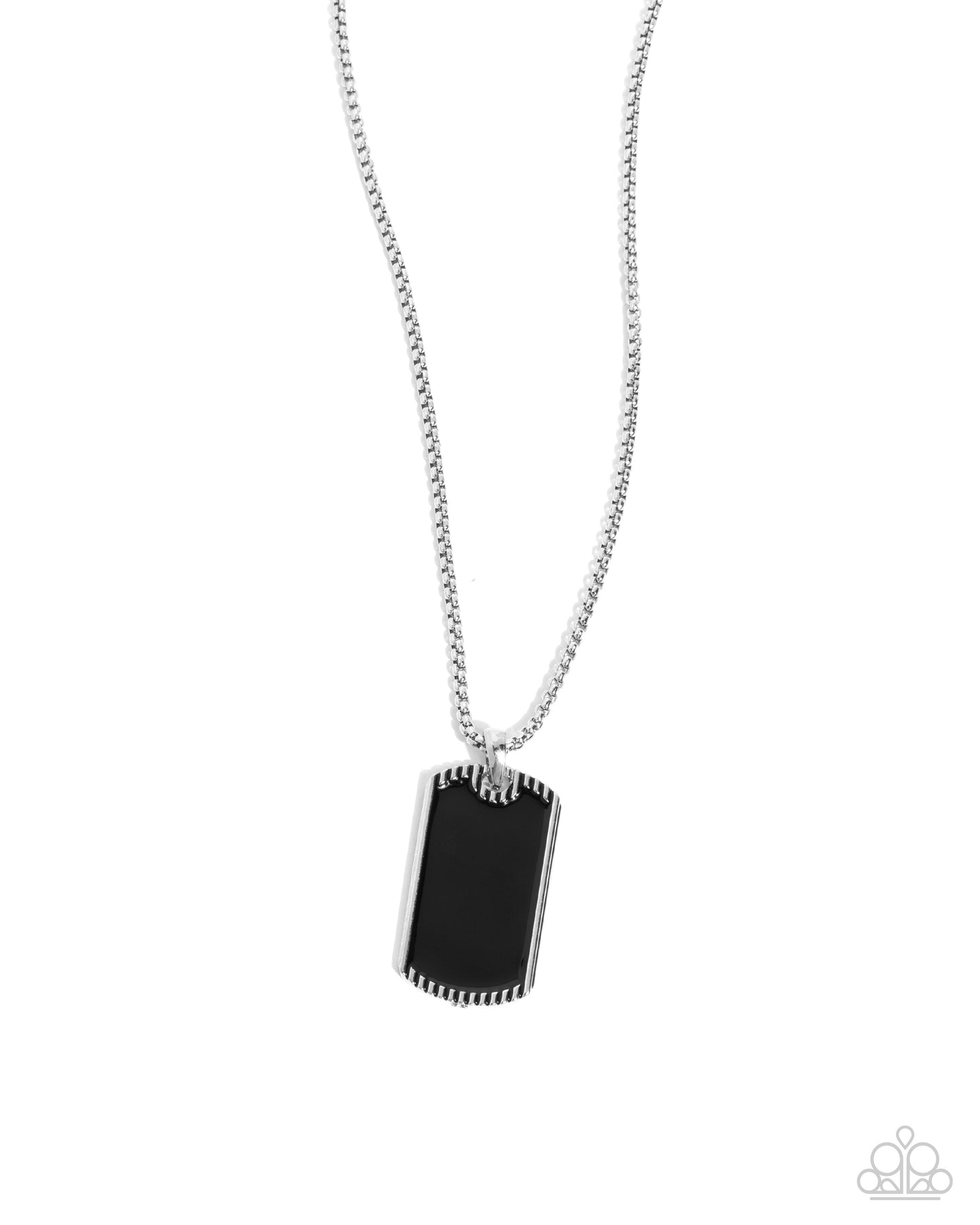 Admirable Alignment - black - Paparazzi MENS necklace