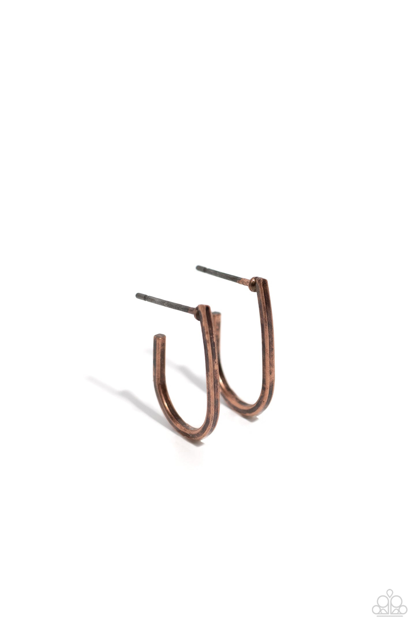 Admirable Arches - copper - Paparazzi earrings