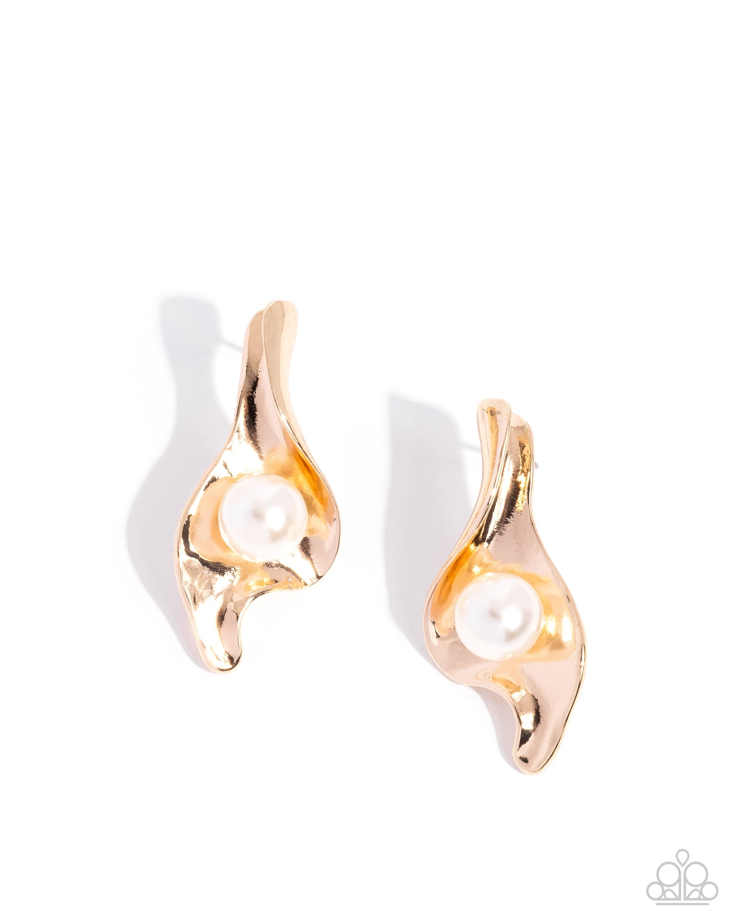 Adorably Audacious - gold - Paparazzi earrings