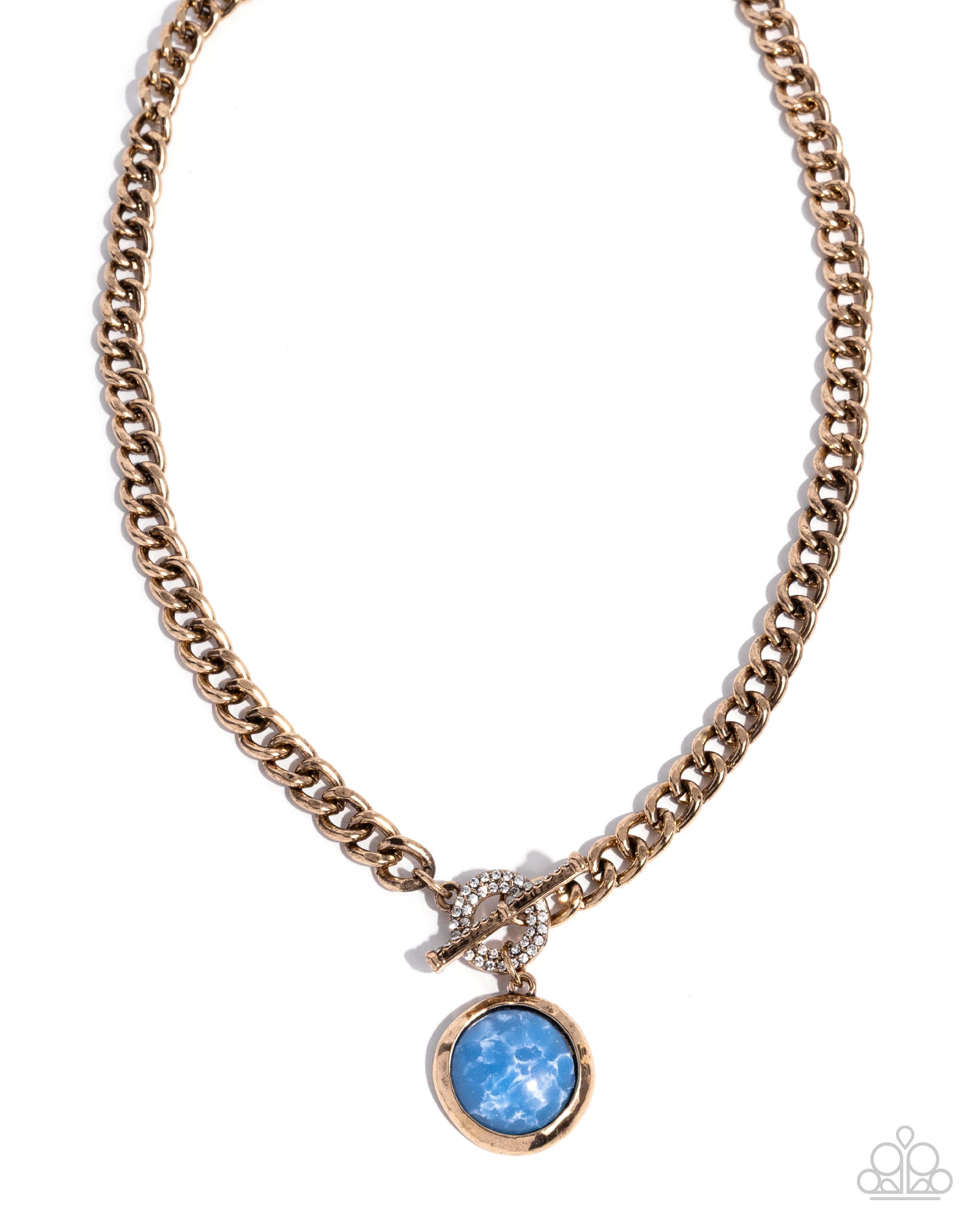Adventurously Adorned - blue - Paparazzi necklace