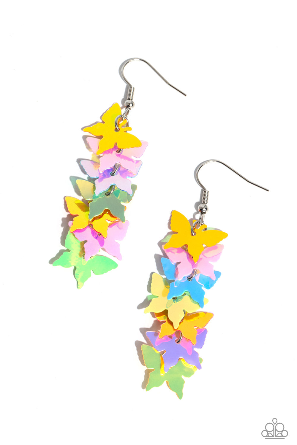 Aerial Ambiance - multi - Paparazzi earrings