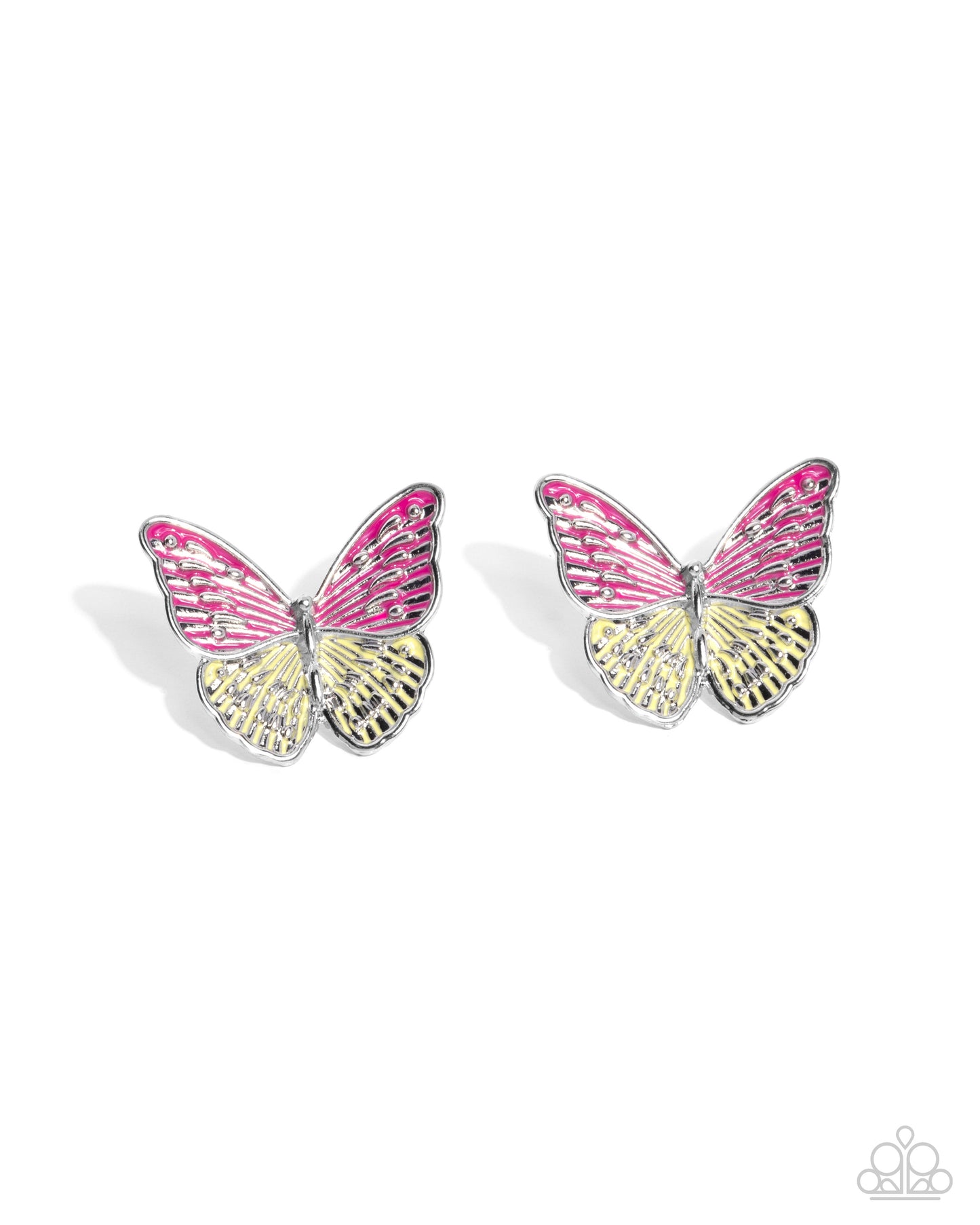 Aerial Appreciation - pink - Paparazzi earrings