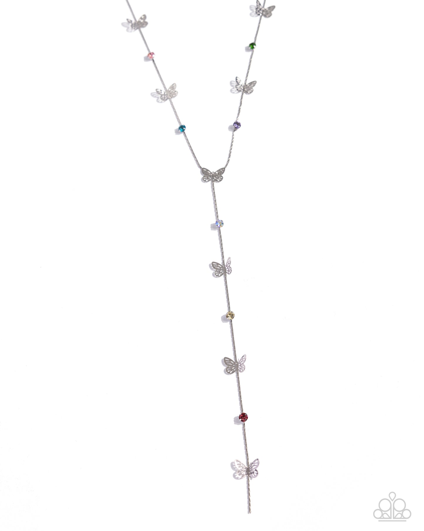 Aerial Attention - multi - Paparazzi necklace