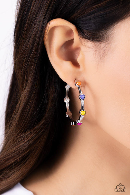Affectionate Actress - orange - Paparazzi earrings
