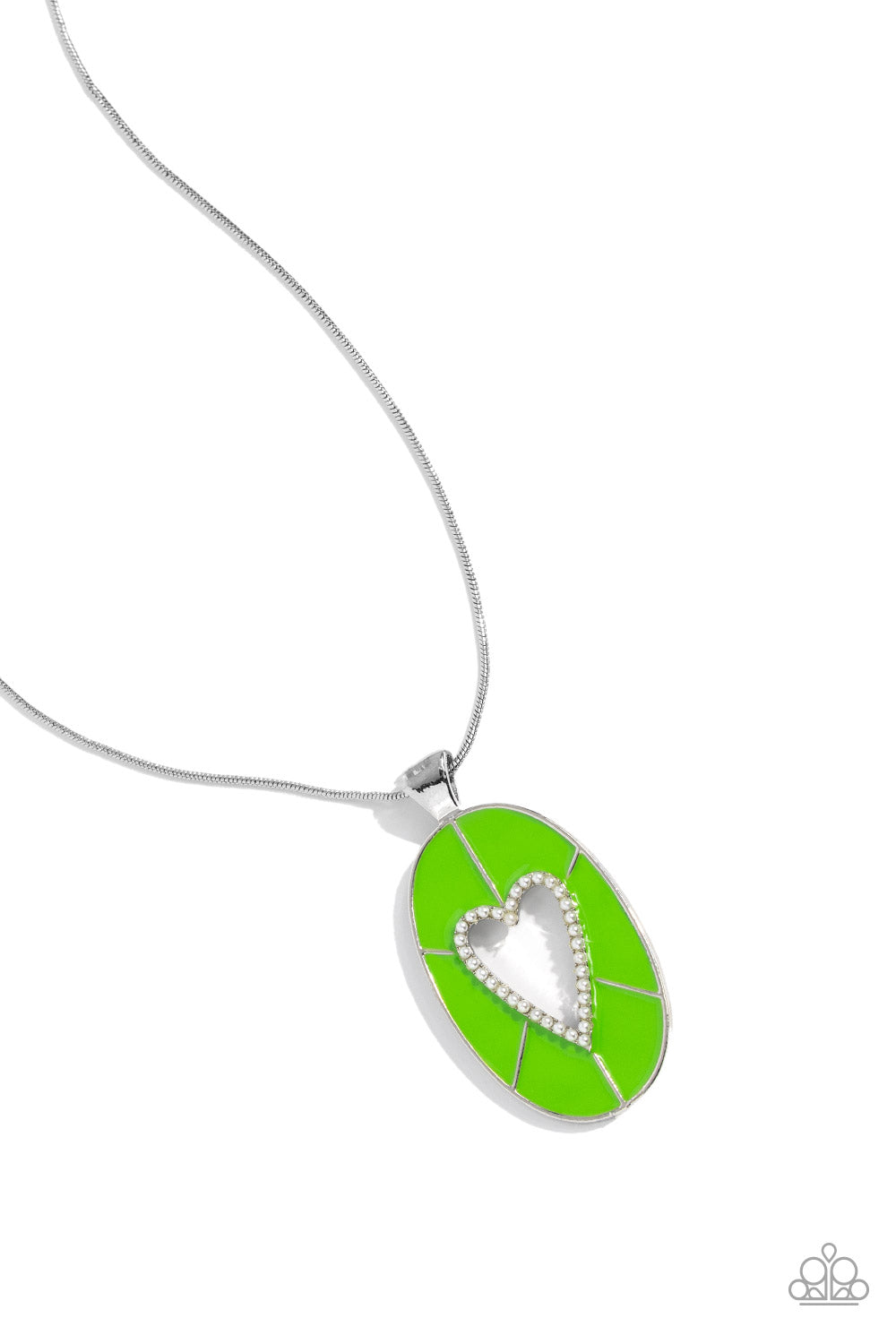 Airy Affection - green - Paparazzi necklace
