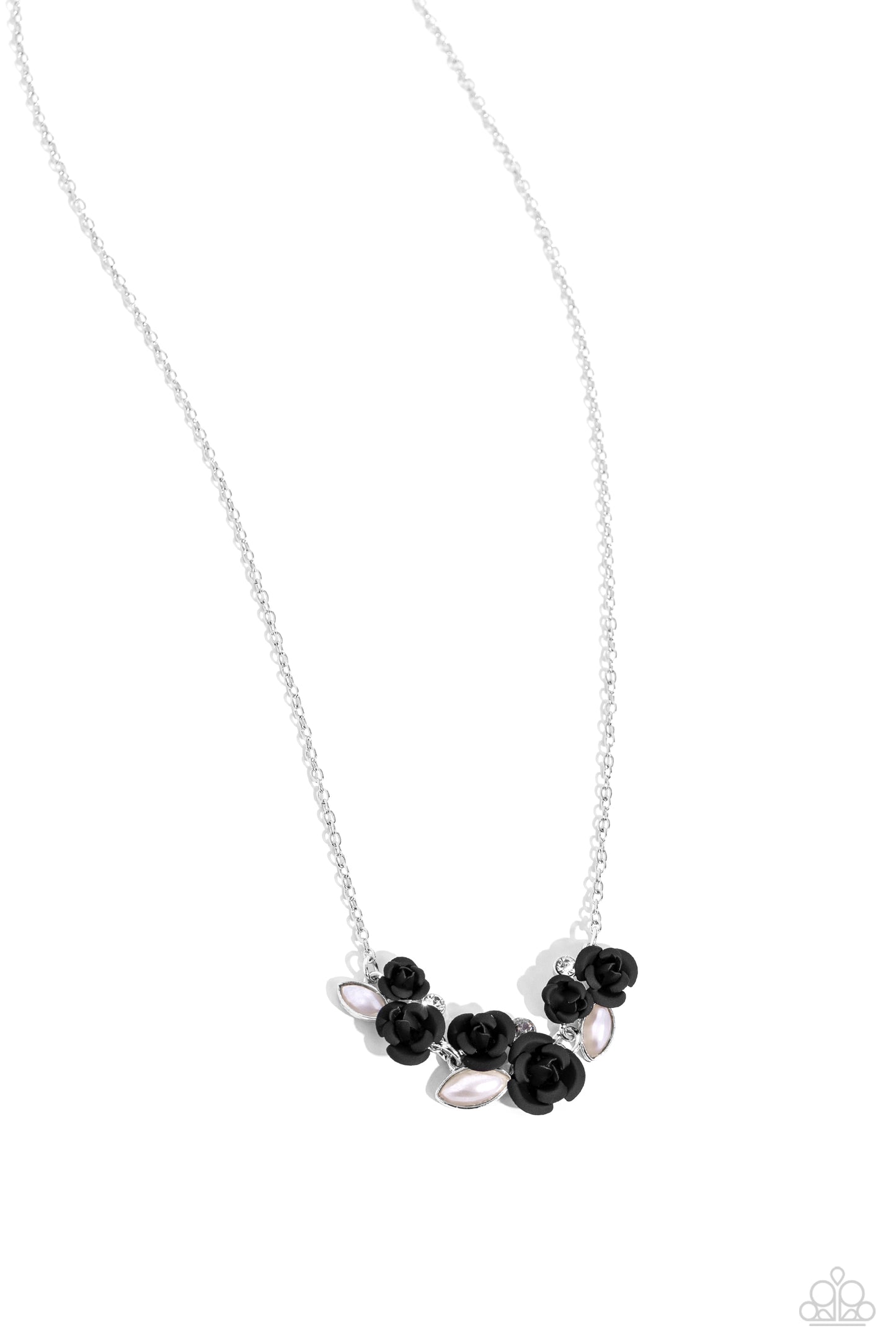 Al-ROSE Ready - black - Paparazzi necklace