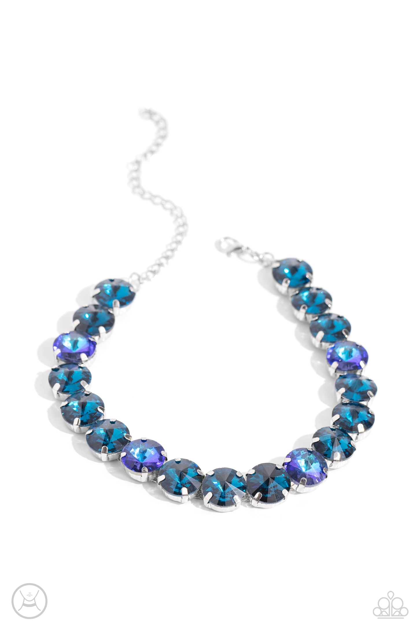 Alluring A-Lister - blue - Paparazzi necklace