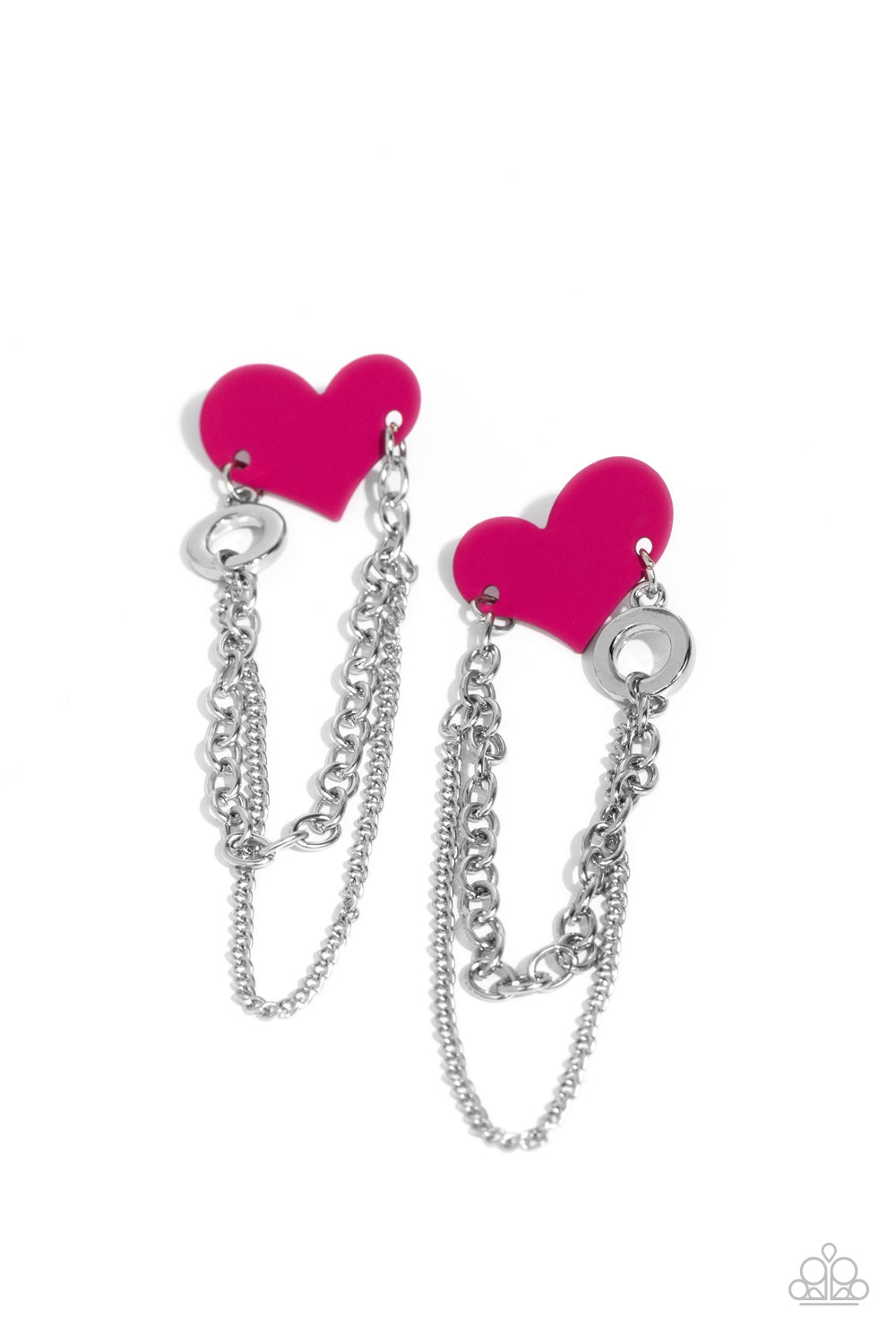 Altered Affection - pink - Paparazzi earrings
