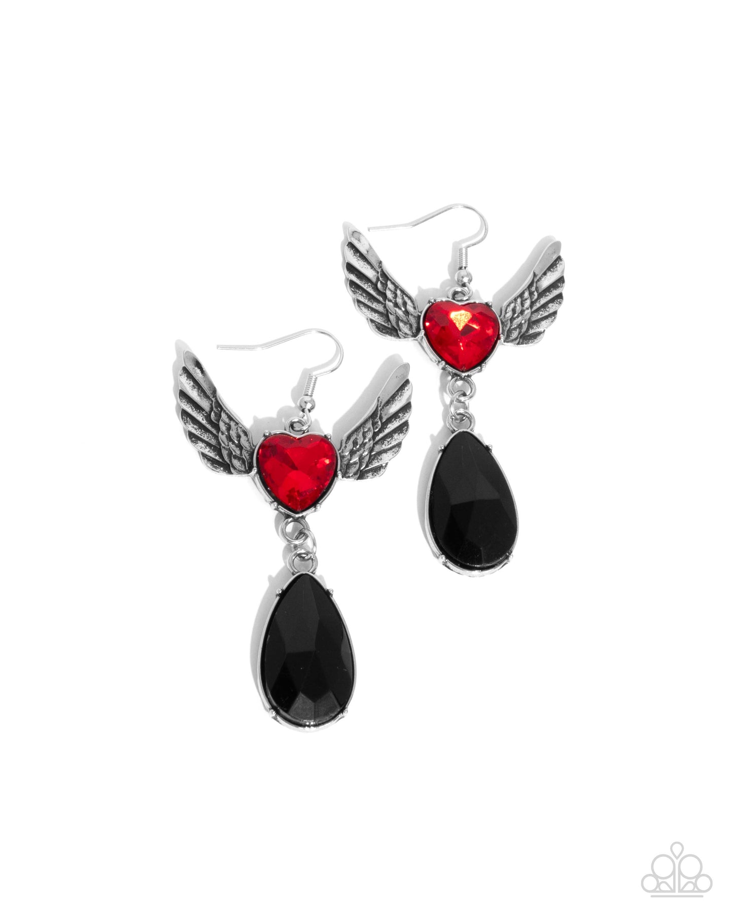 Angelic Accomplishment - red - Paparazzi earrings