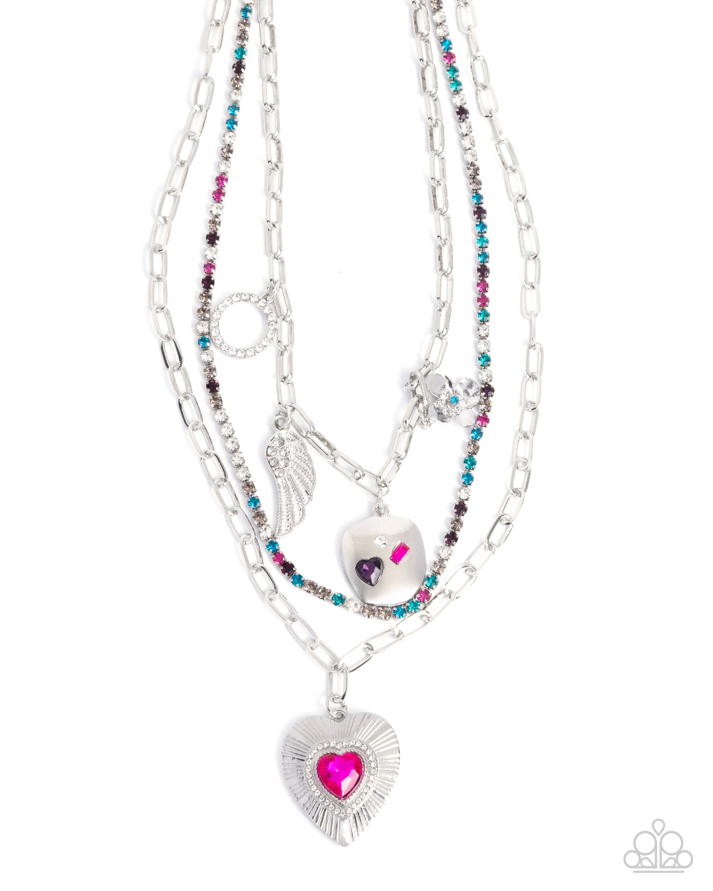 Angelic Ambition - multi - Paparazzi necklace