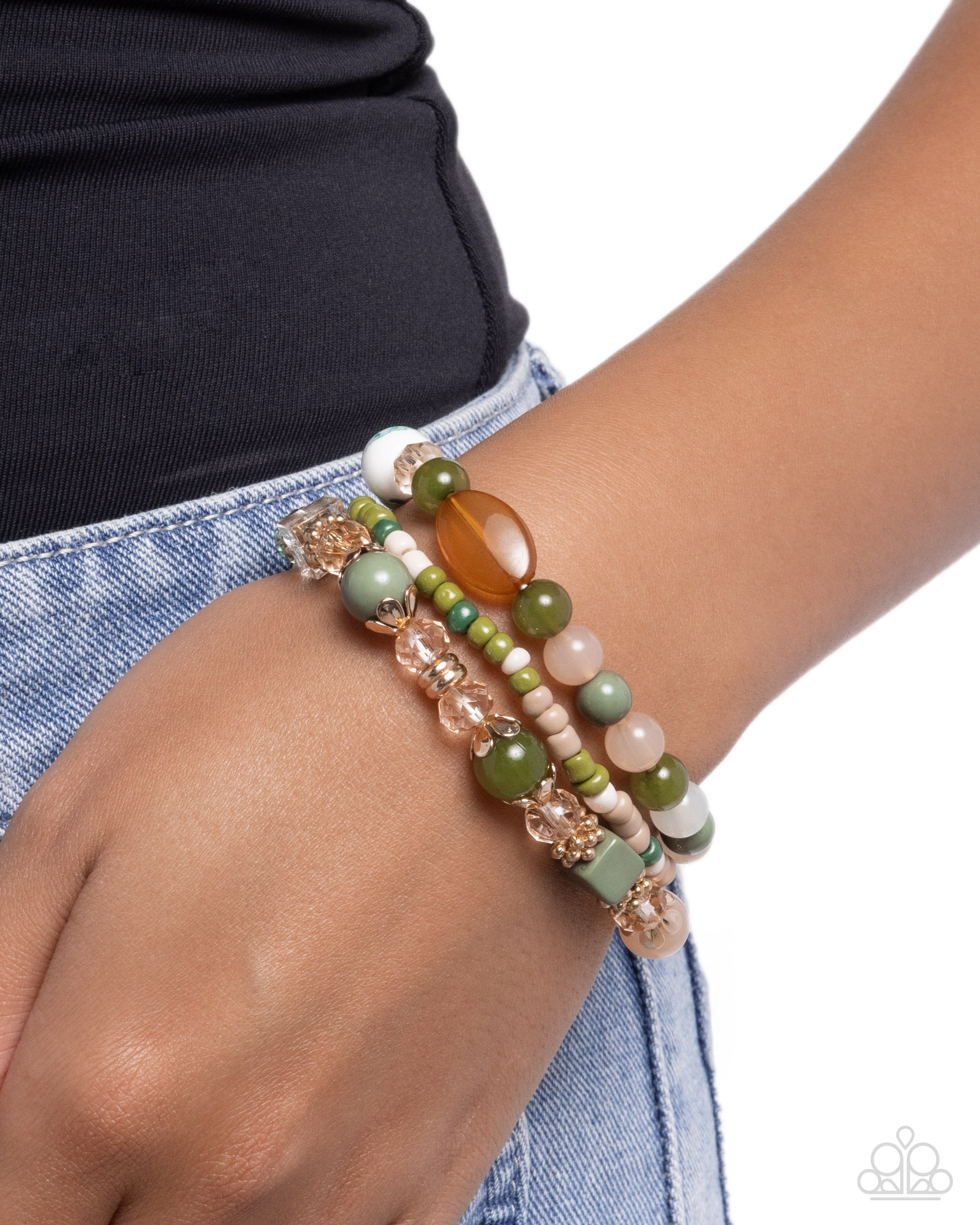 Angelic Array - green - Paparazzi bracelet – JewelryBlingThing