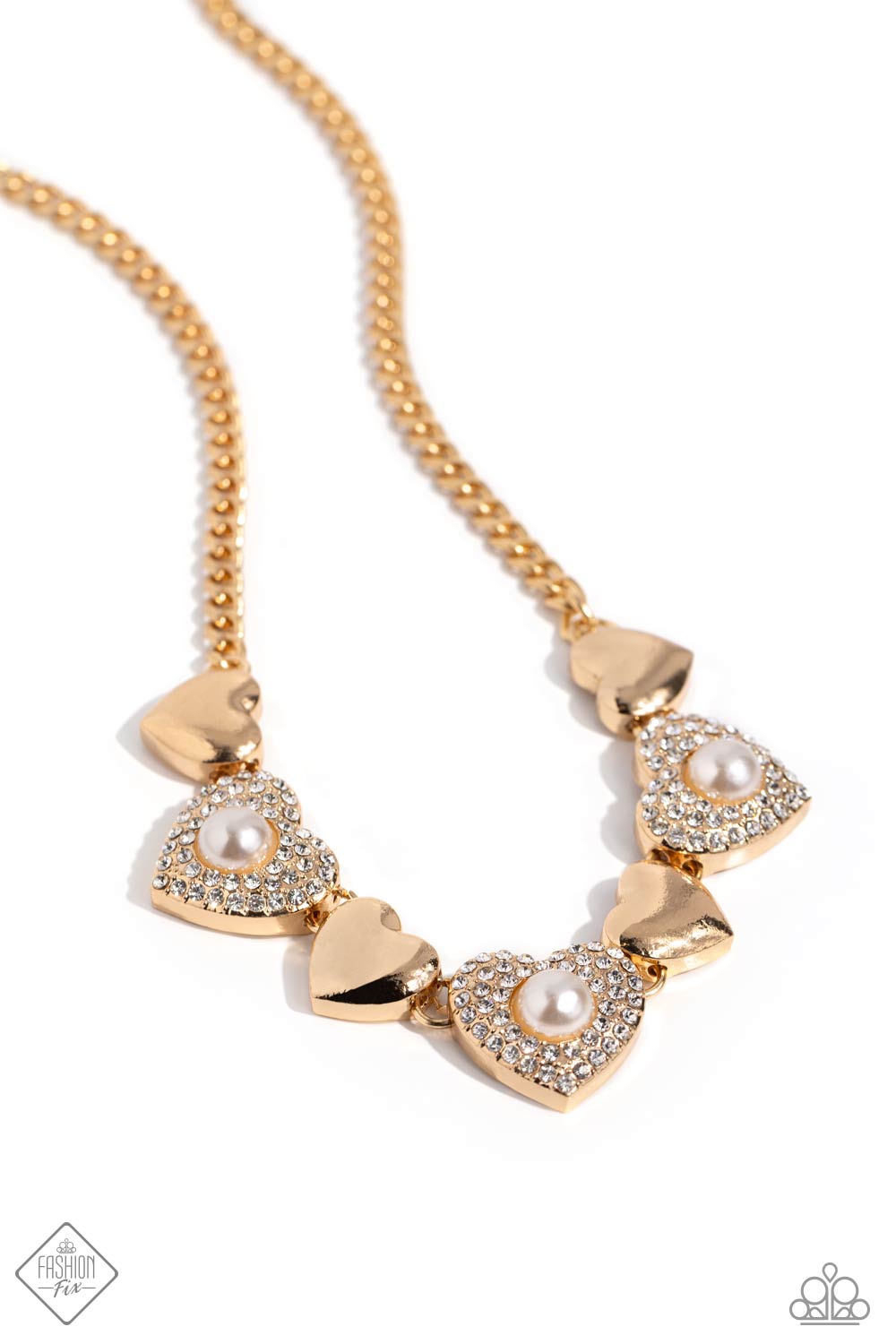 Ardent Antique - gold - Paparazzi necklace