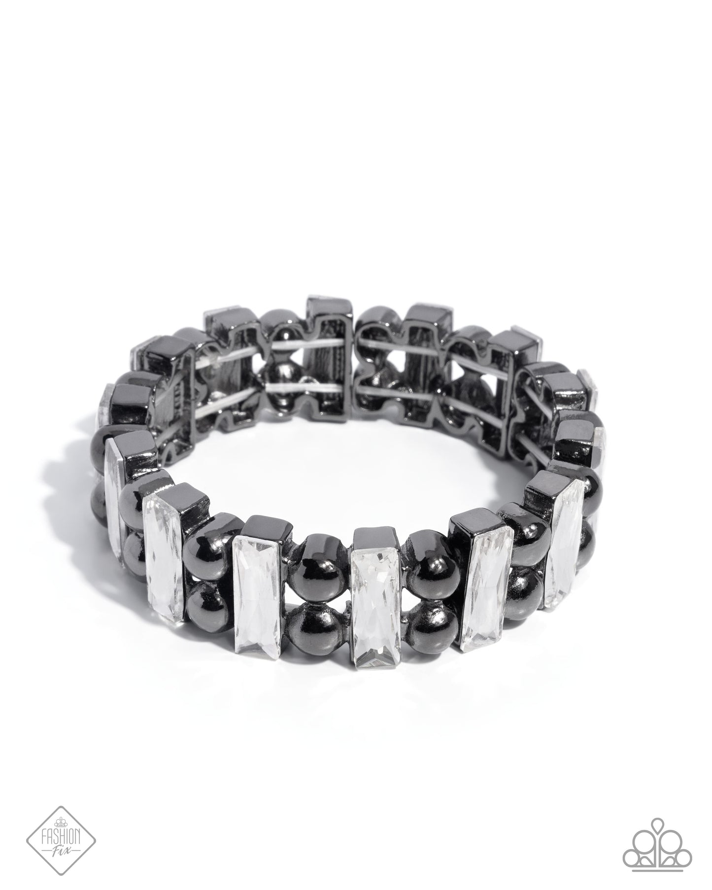 Assertive Admiration - black - Paparazzi bracelet