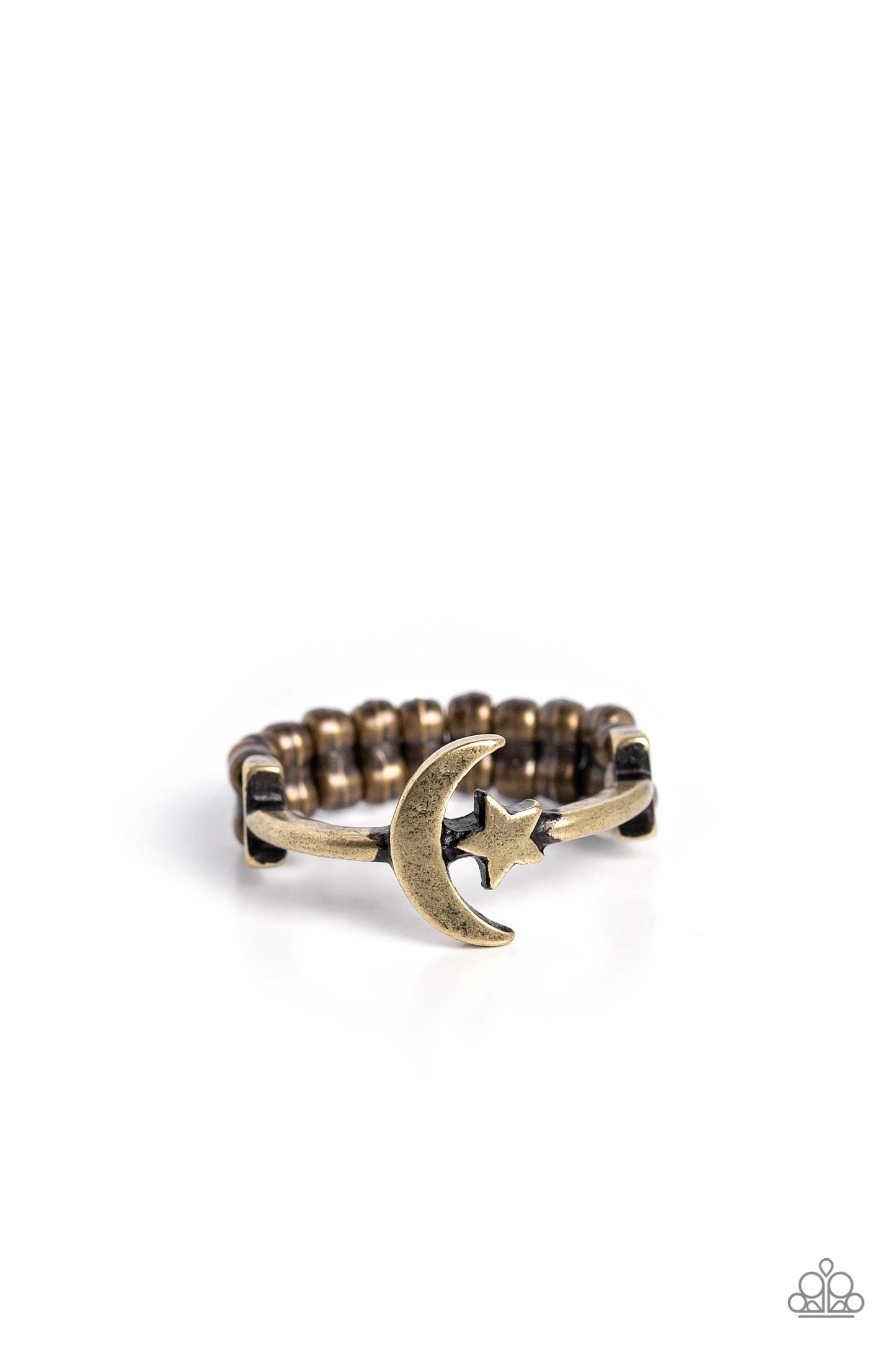 Astral Allure - brass - Paparazzi ring