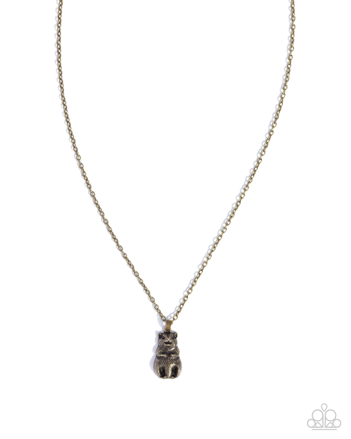 Australian Ambition - brass - Paparazzi necklace