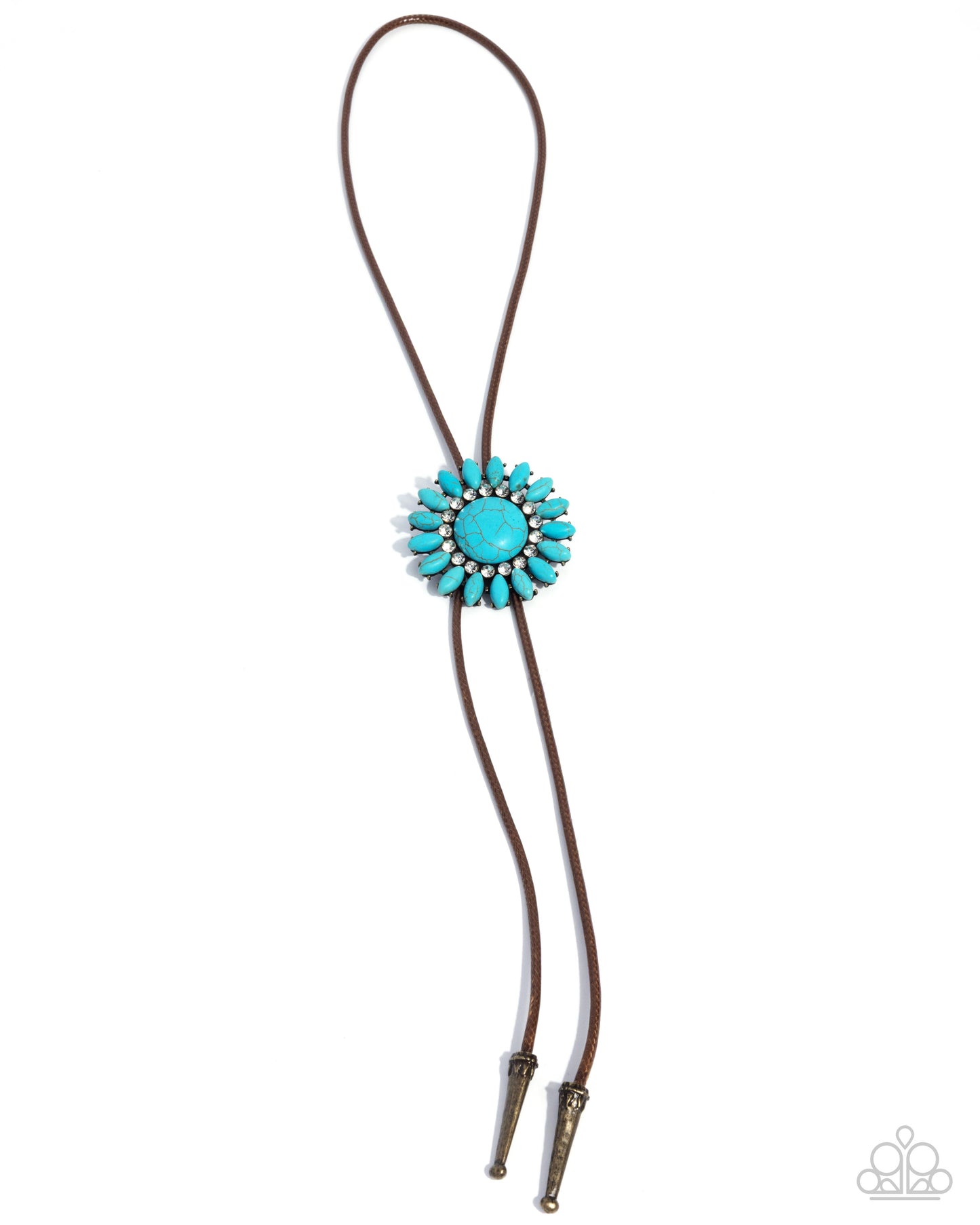 Authentic Abloom - brass - Paparazzi necklace