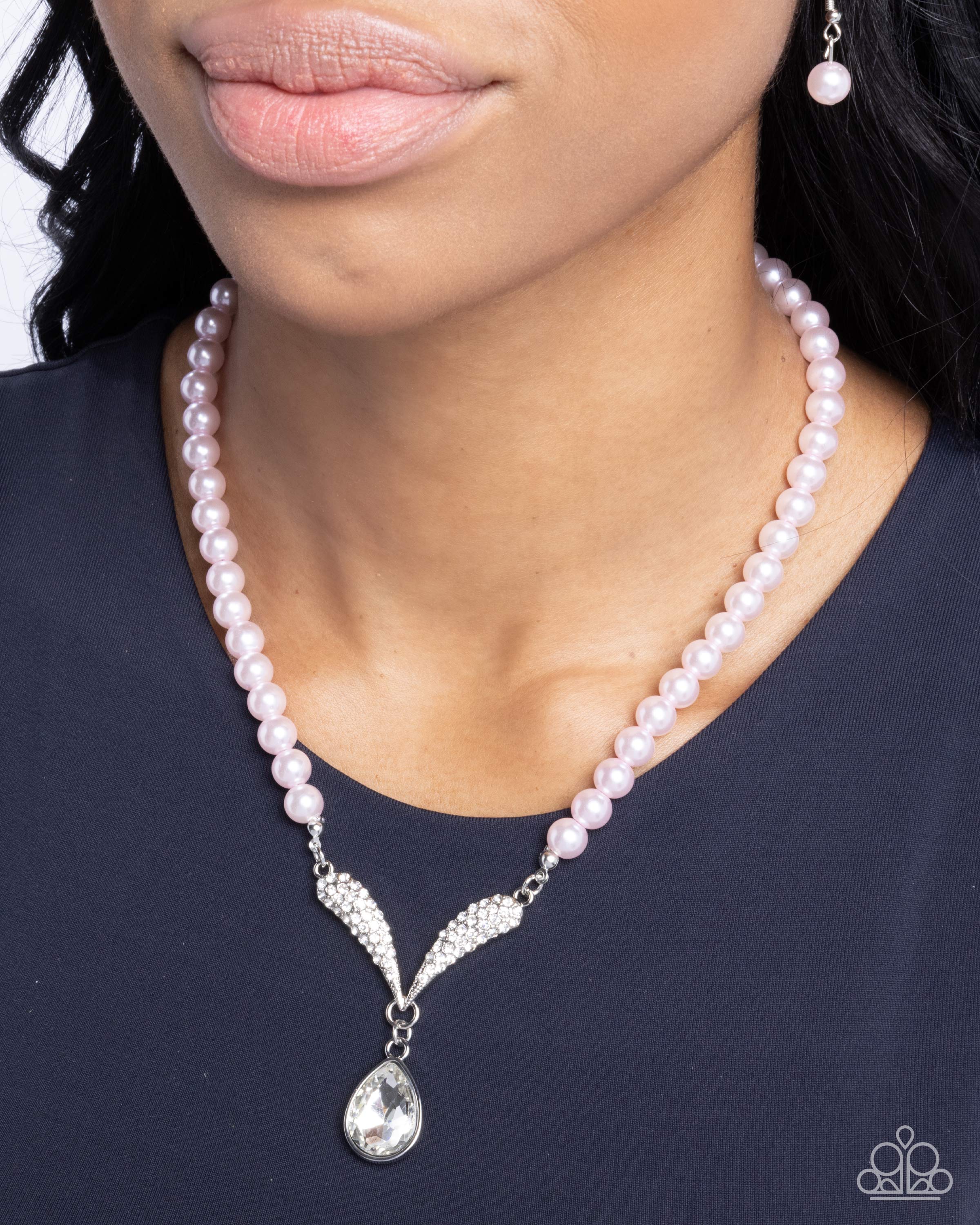 Avant-Garde Adornment - Pink - Paparazzi Necklace Avant-Garde Adornment - Pink - Paparazzi Necklace