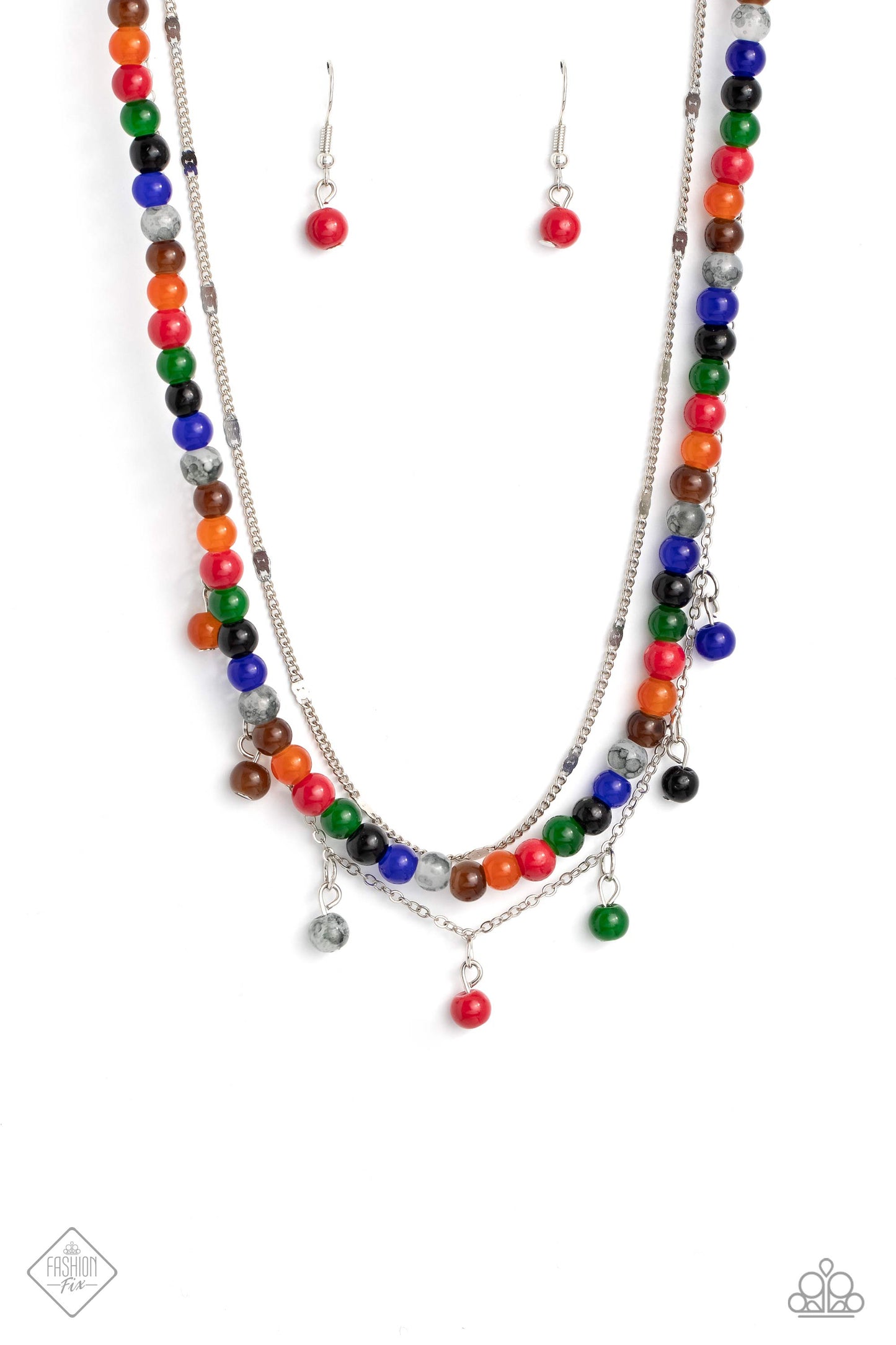 BEAD All About It - red - Paparazzi necklace