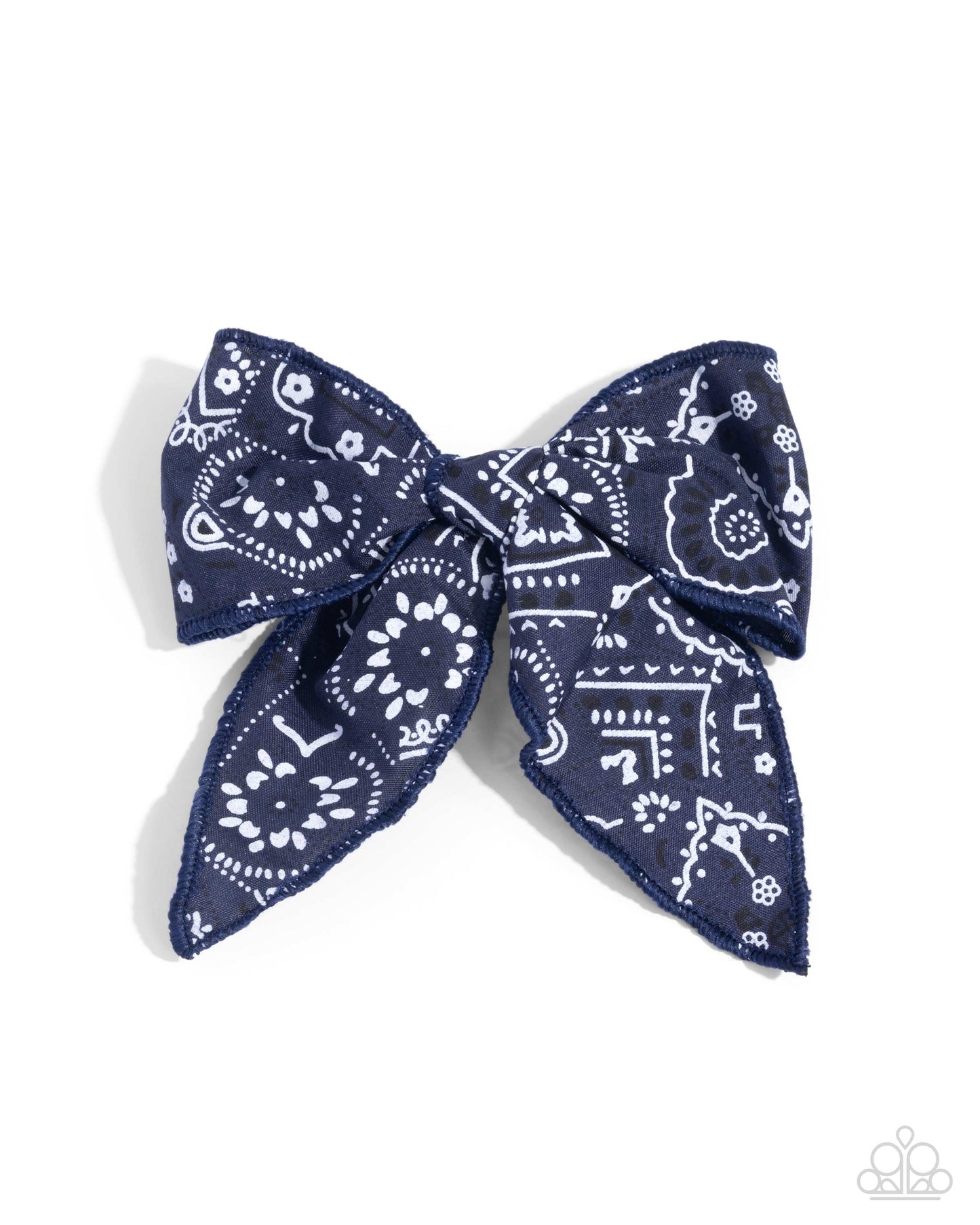 Bandana Bravado - blue - Paparazzi hair clip