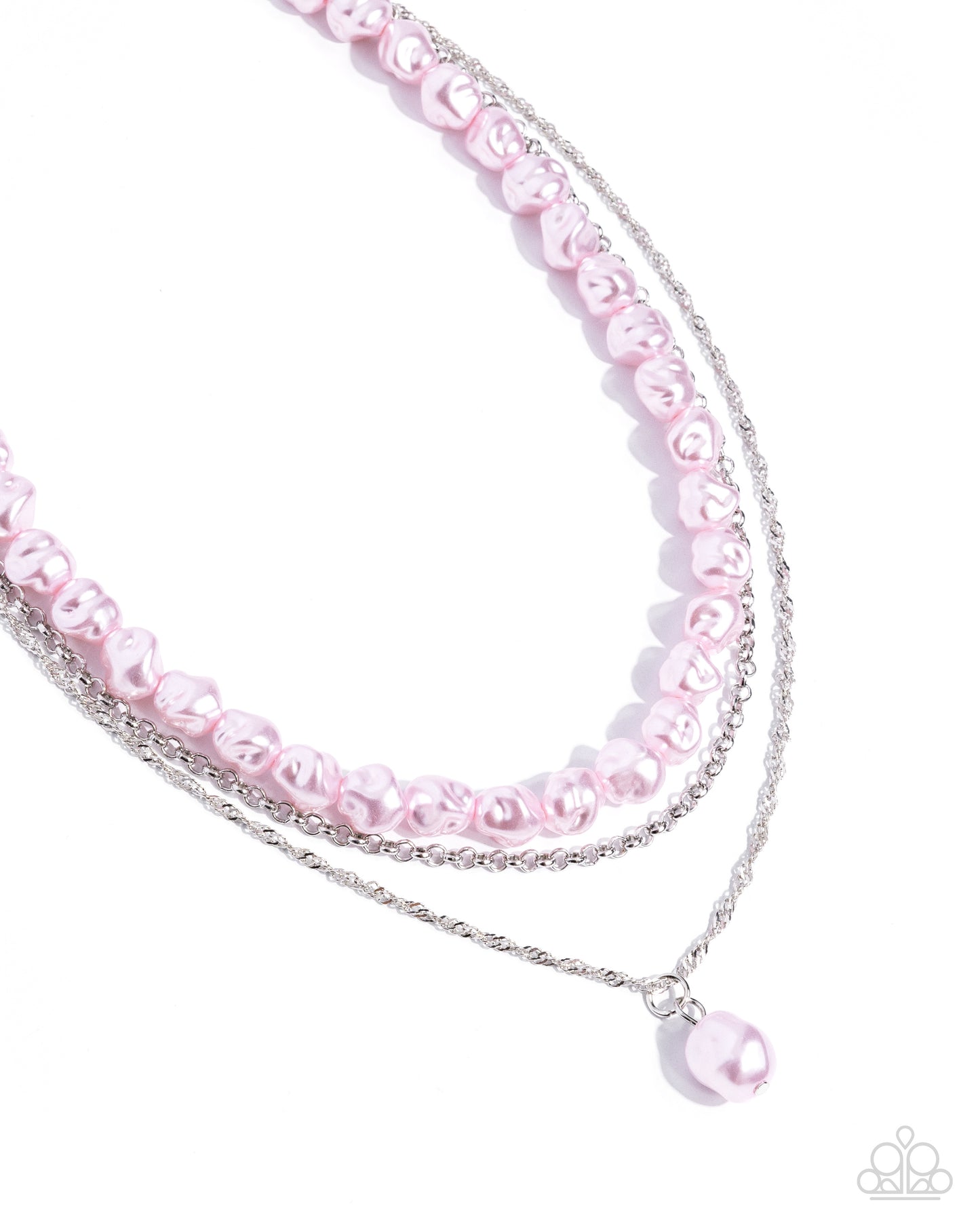 Baroque Bling - pink - Paparazzi necklace