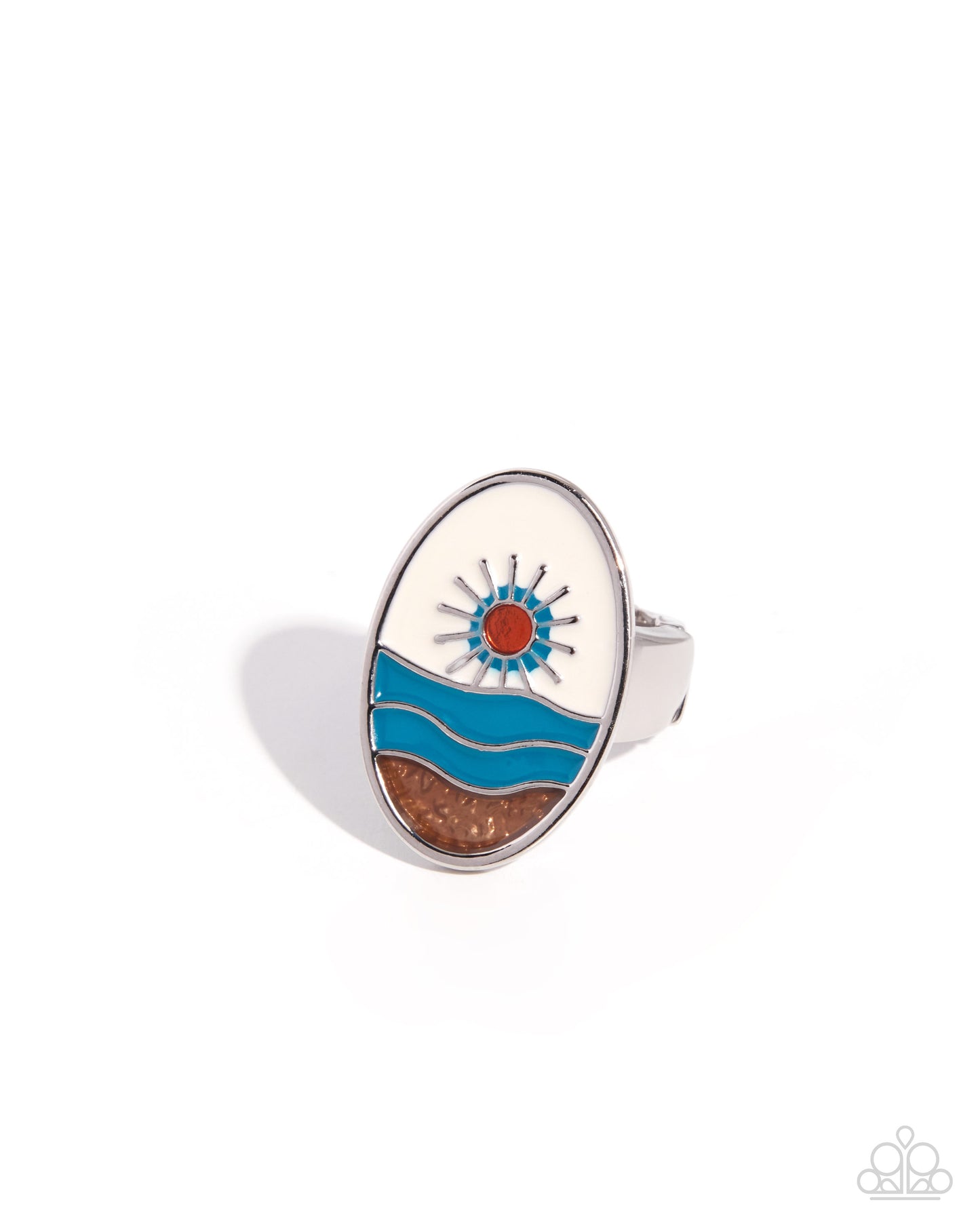 Beachside Base - multi - Paparazzi ring