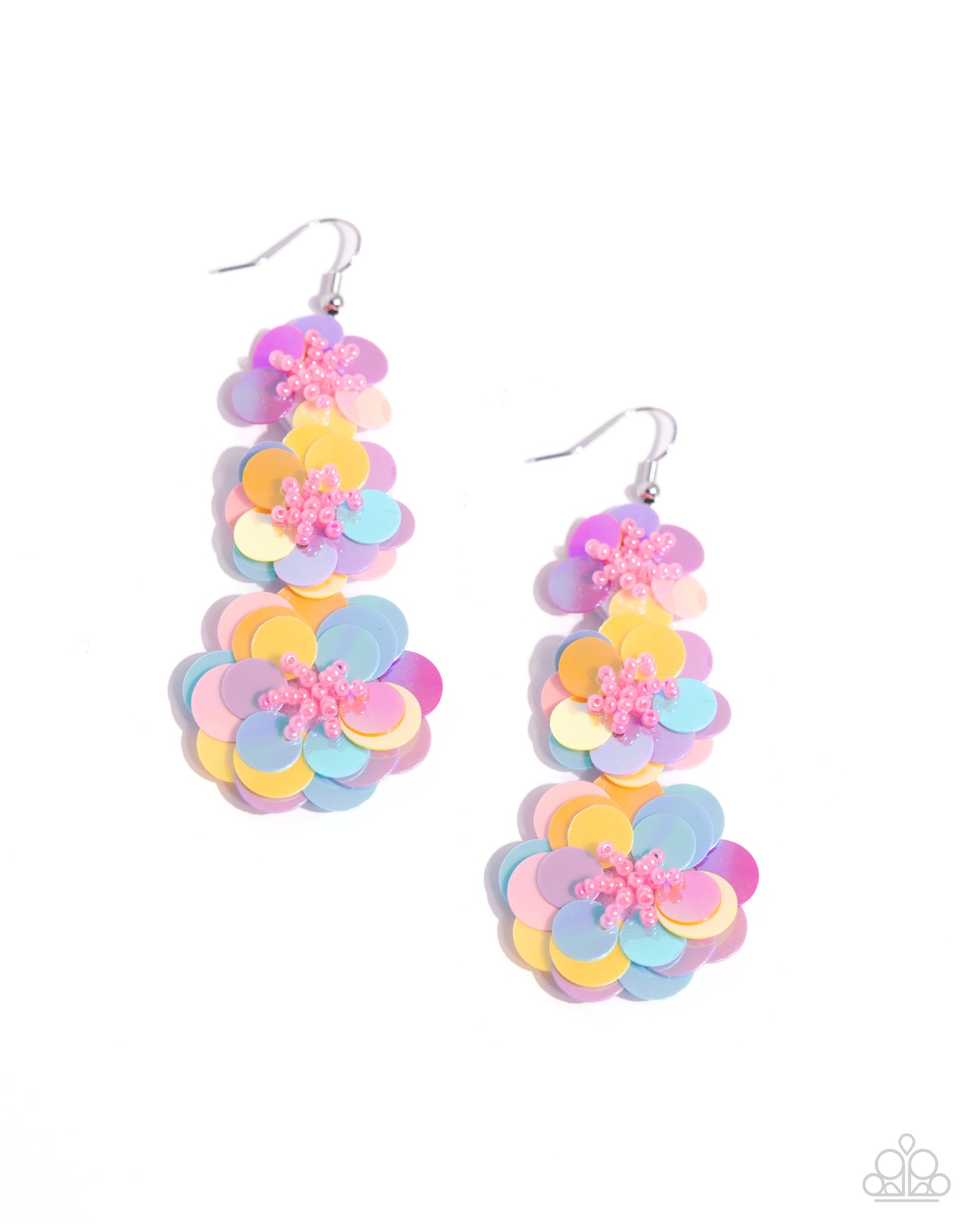 Beaded Bouquet - multi - Paparazzi earrings