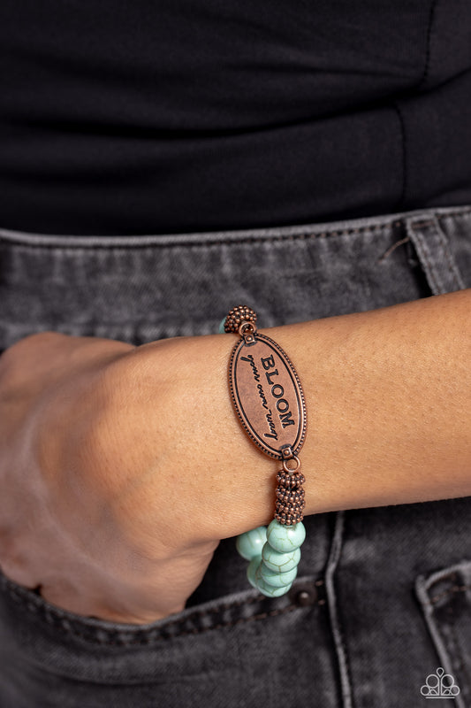 Bedouin Bloom - copper - Paparazzi bracelet