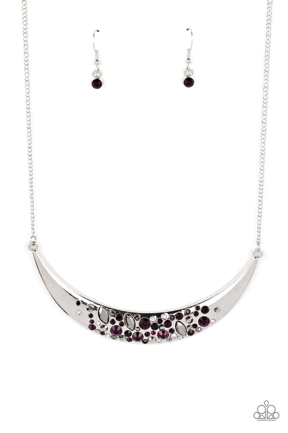 Bejeweled Baroness - purple - Paparazzi necklace