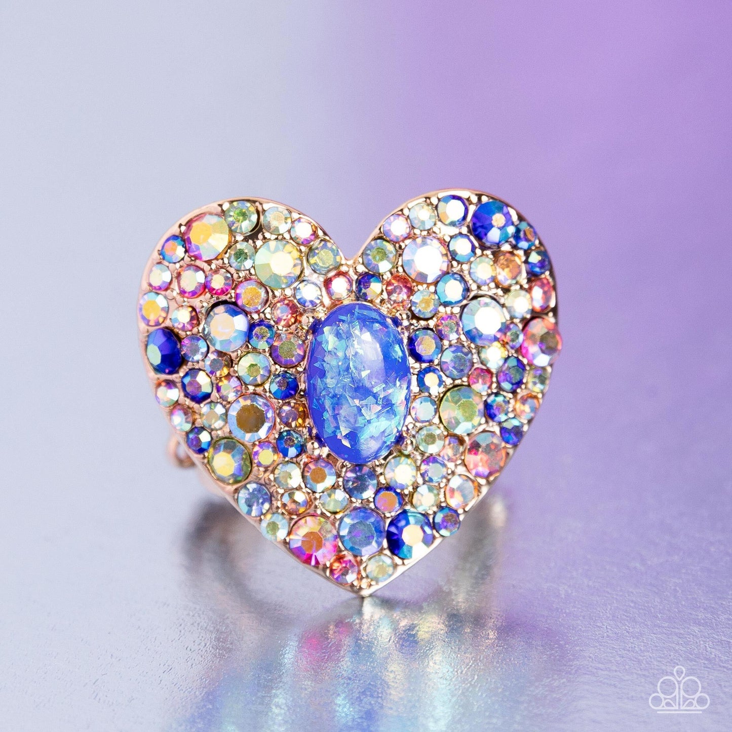 Bejeweled Beau - blue - Paparazzi ring