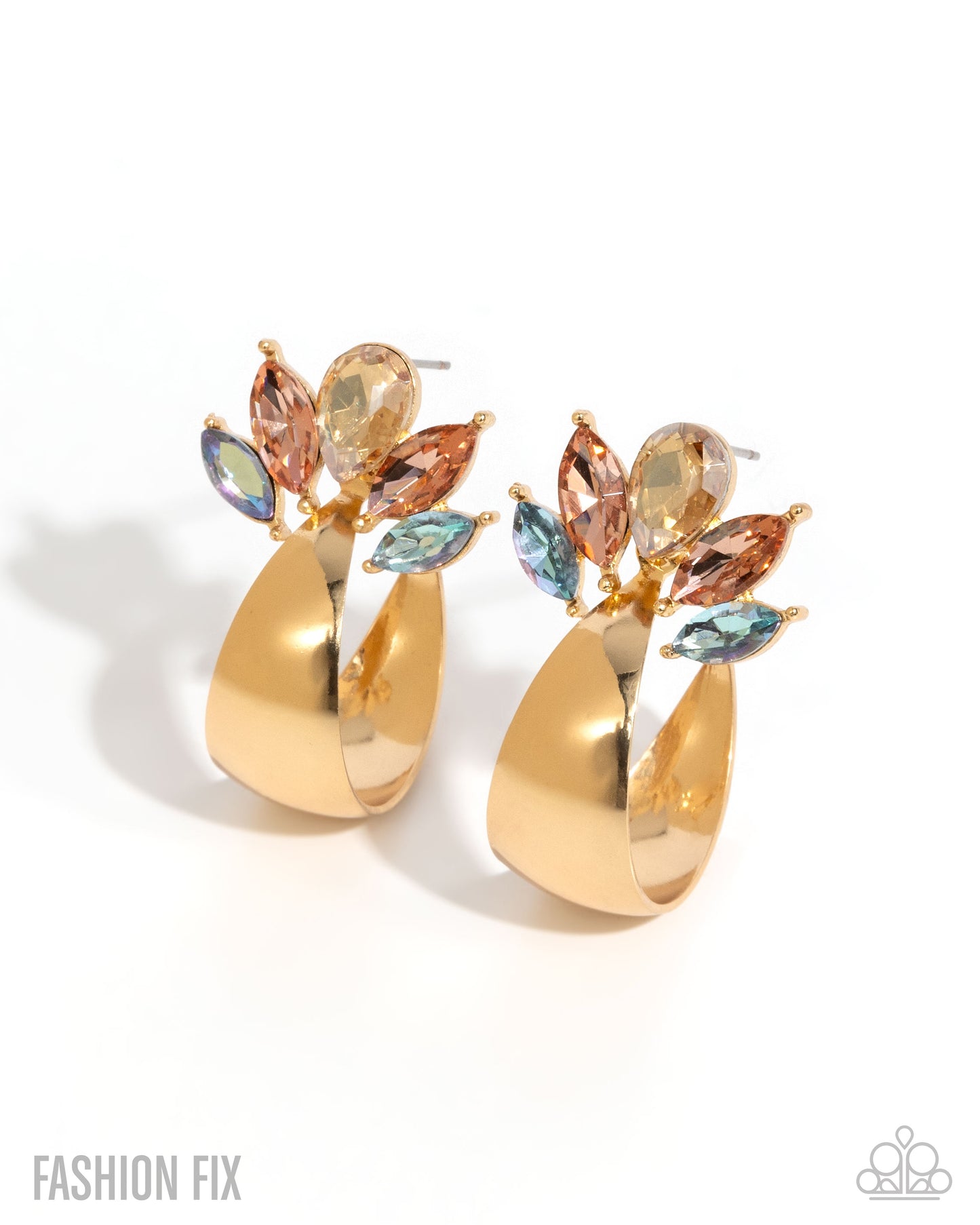 Bequeathed Brilliance - multi - Paparazzi earrings