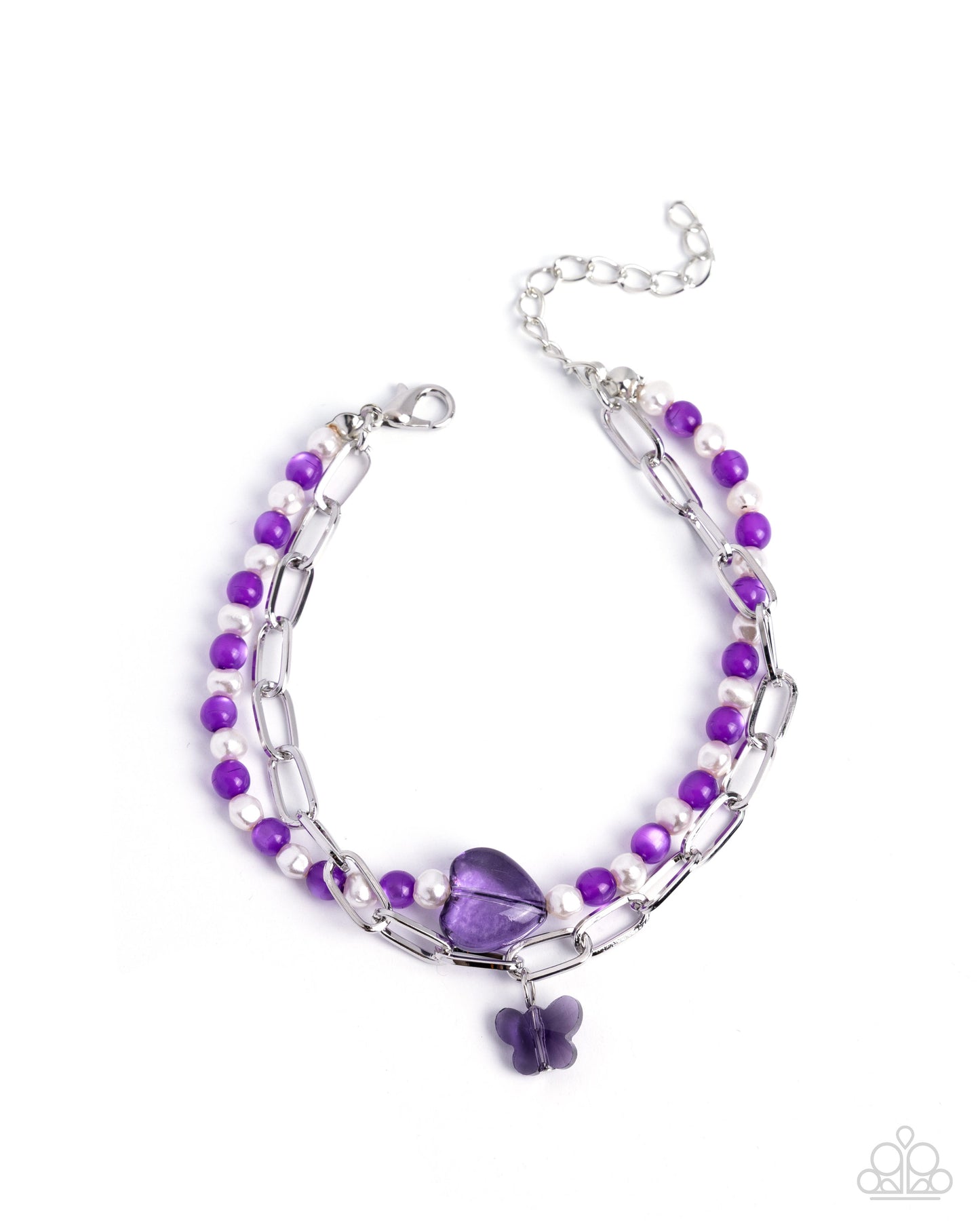 Better Butterfly - purple - Paparazzi bracelet