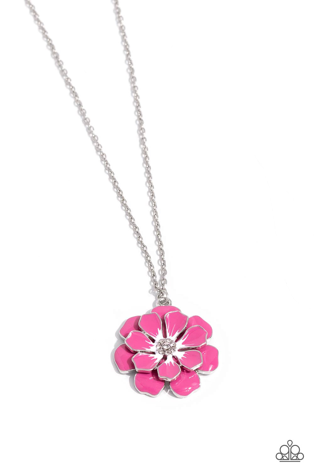 Beyond Blooming - pink - Paparazzi necklace