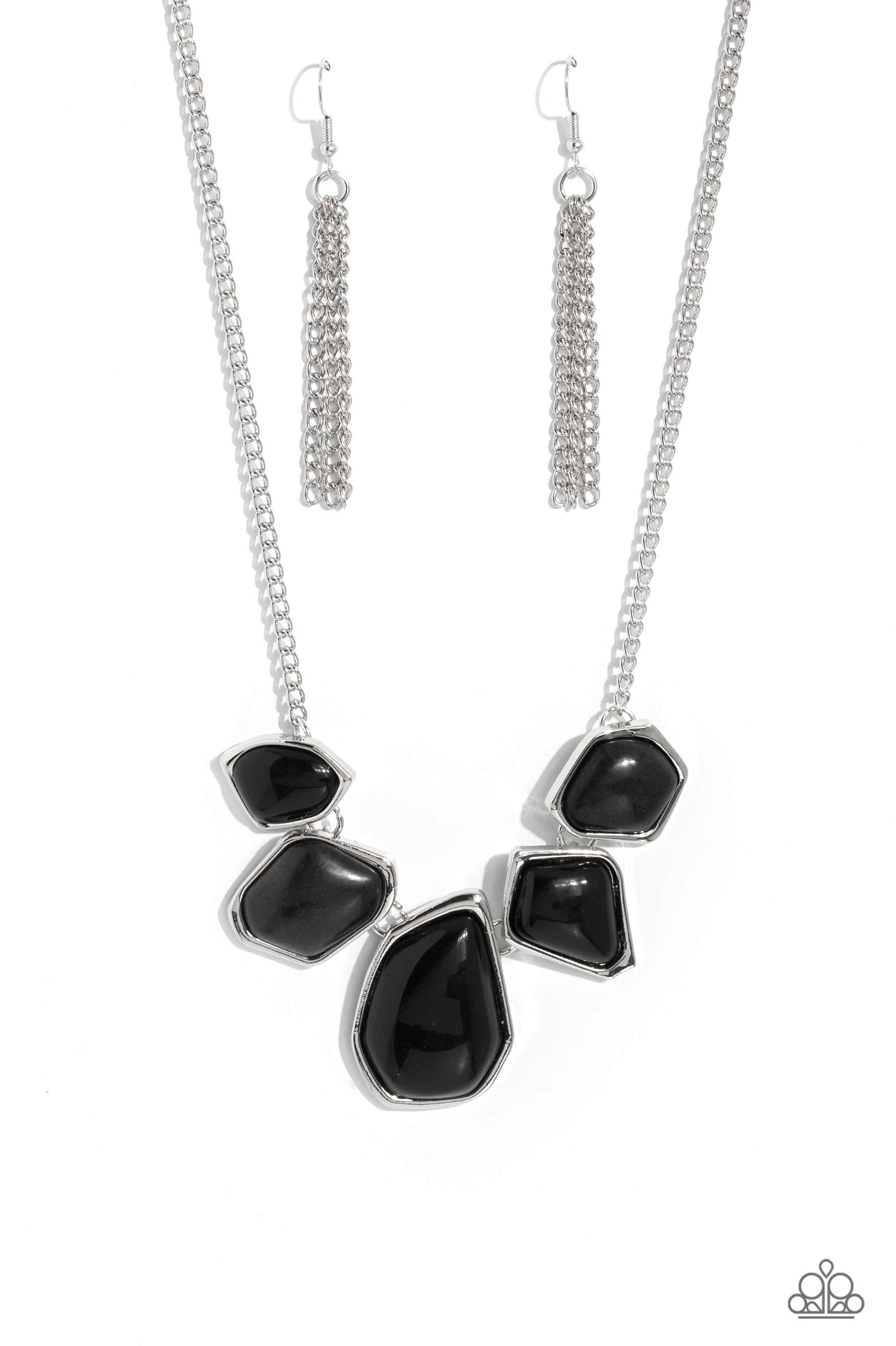 Beyond the Badlands - black - Paparazzi necklace