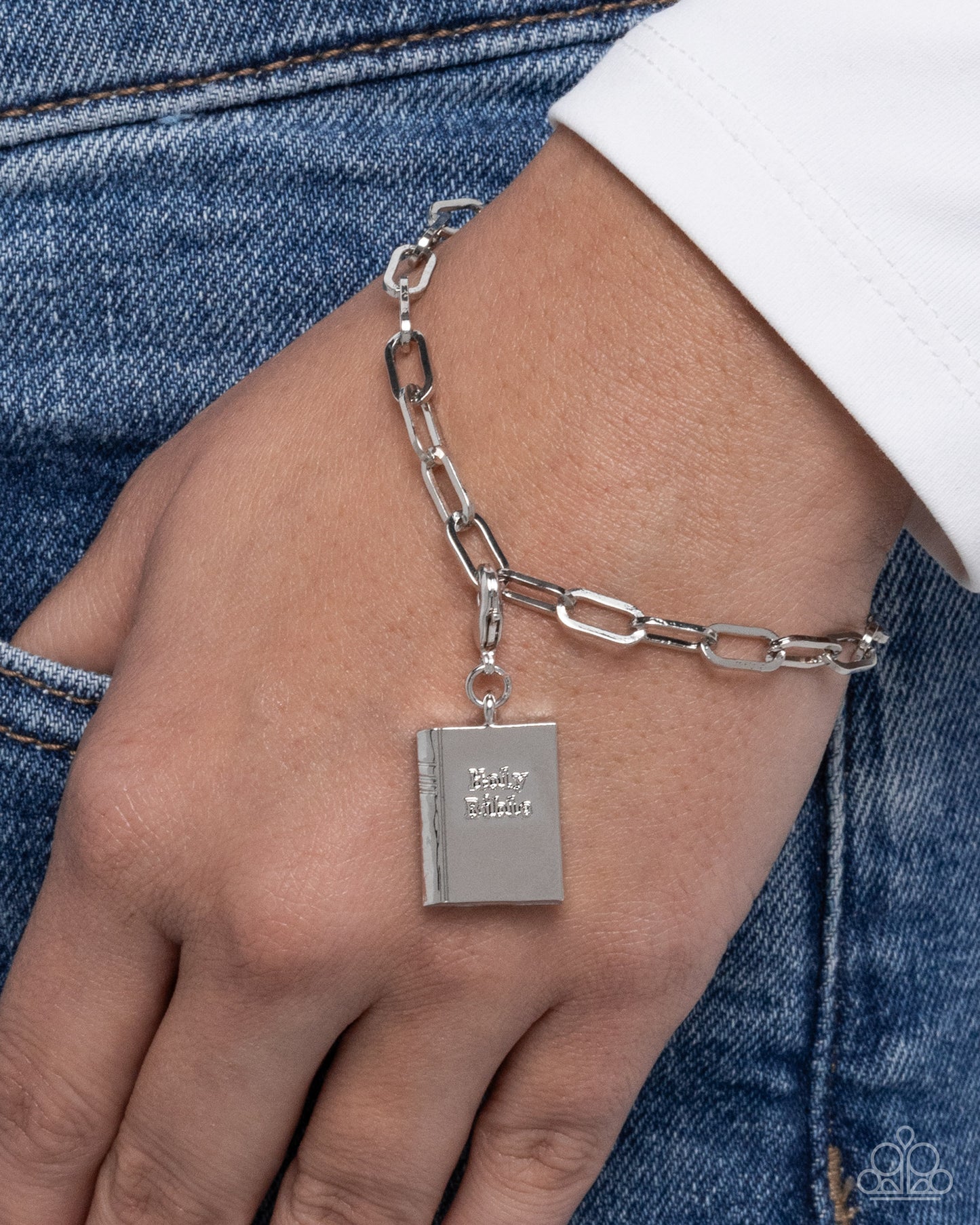 Biblical Times - silver - Paparazzi charm bracelet