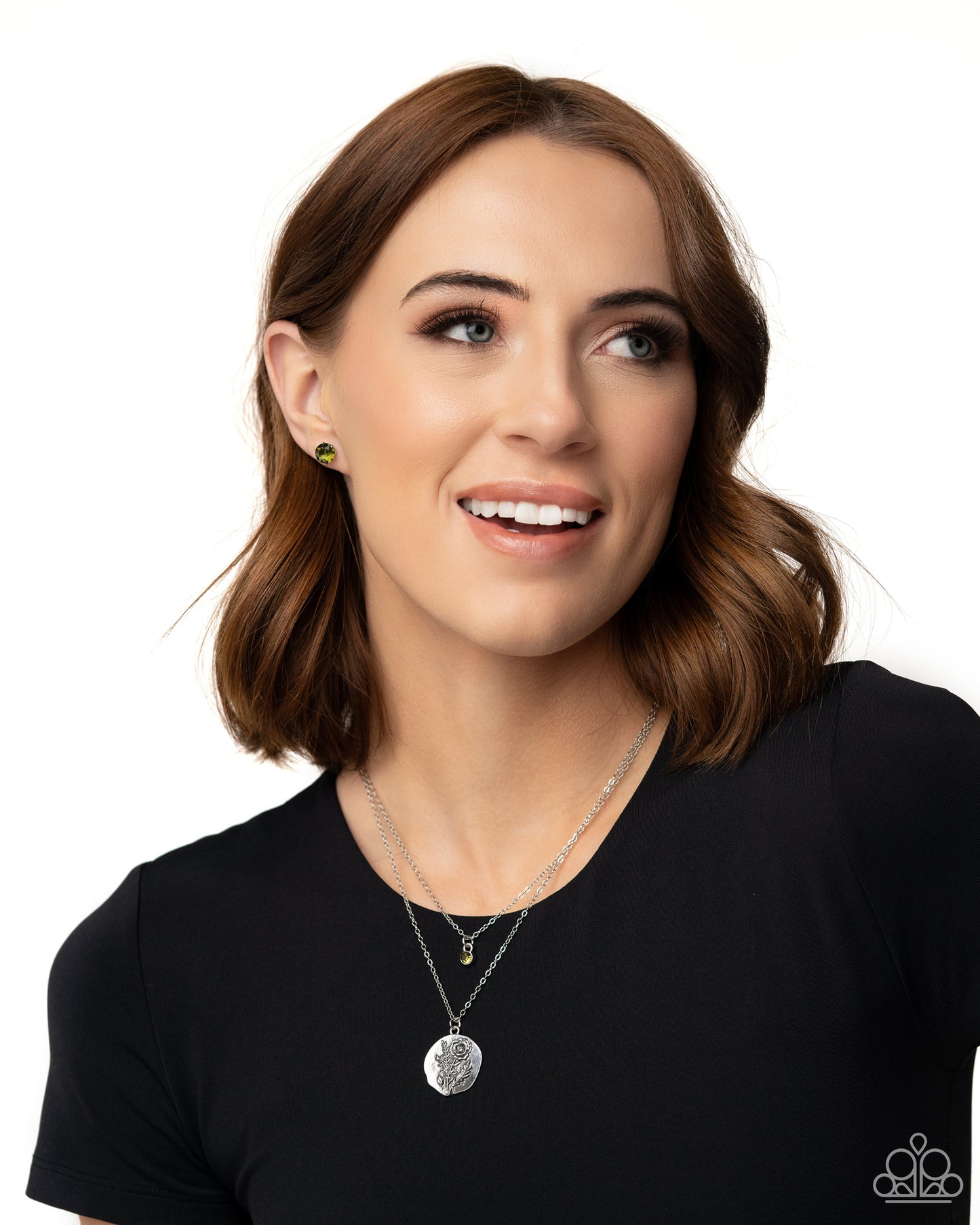 Birthstone Beauty - green (August) - Paparazzi necklace