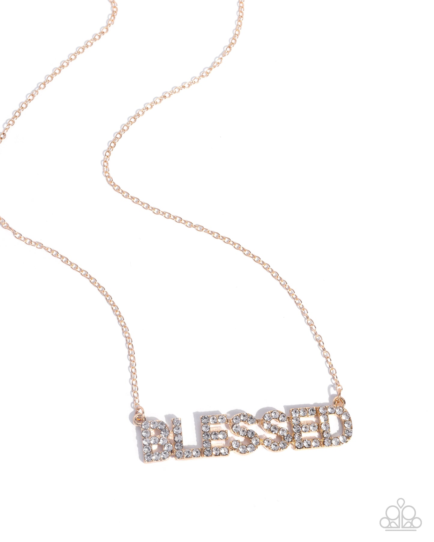 Blessed Benefit - gold - Paparazzi necklace