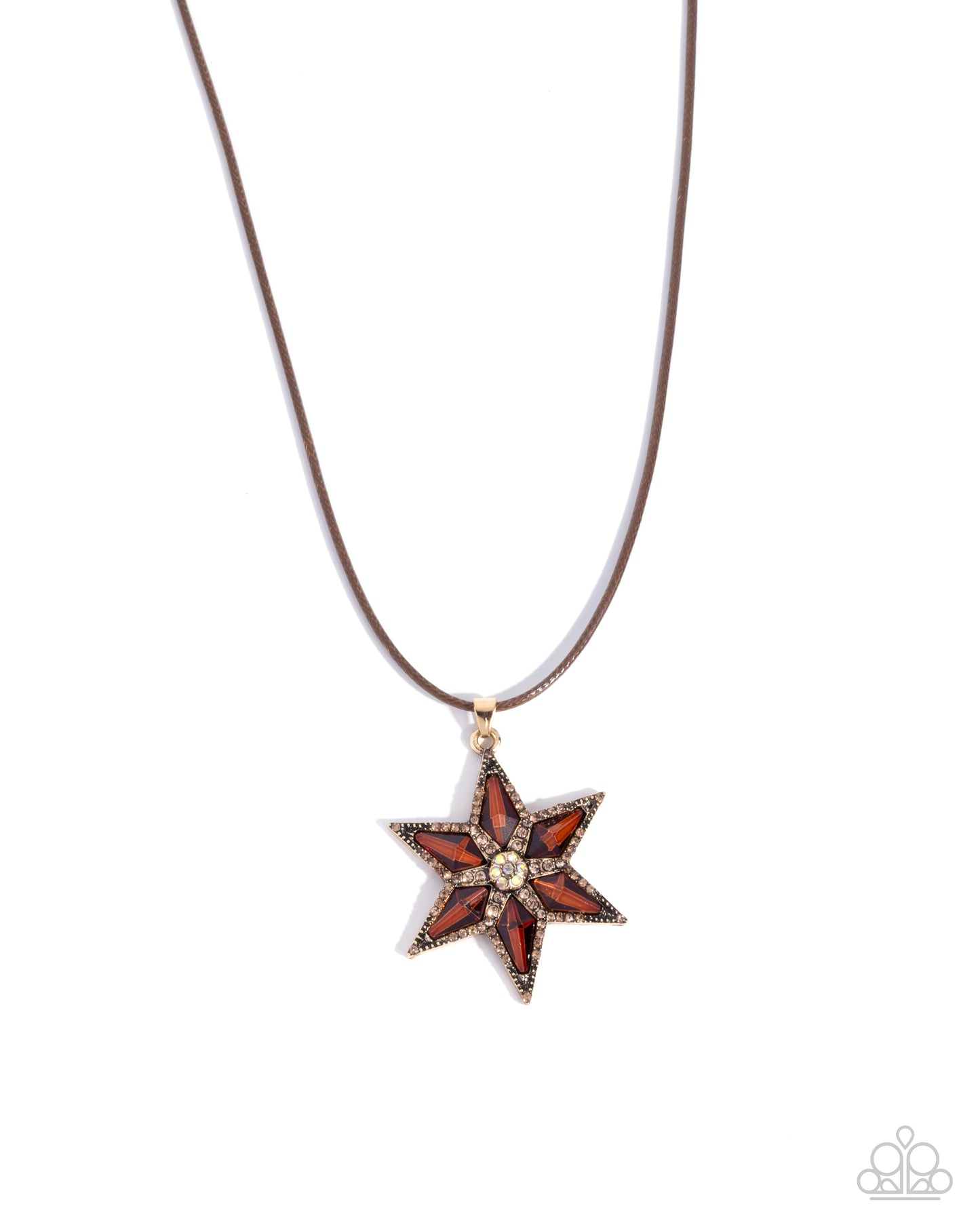 Blooming Boss - brown - Paparazzi necklace