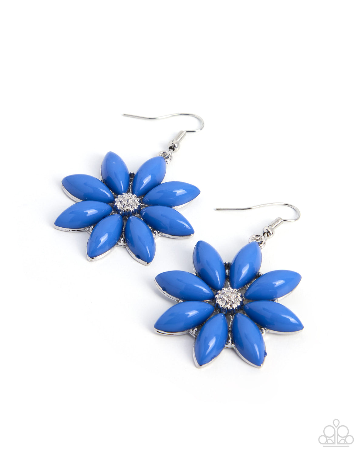 Blossoming Debut - blue - Paparazzi earrings
