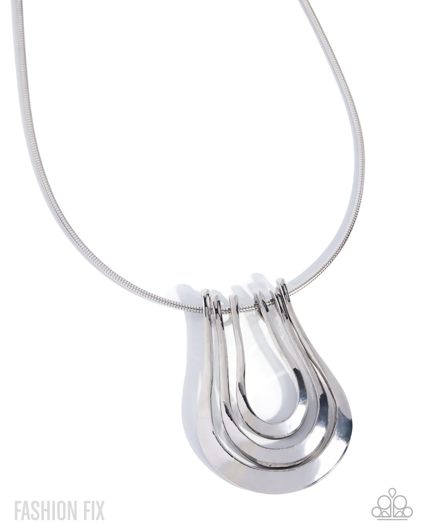 Bohemian Bravado - silver - Paparazzi necklace