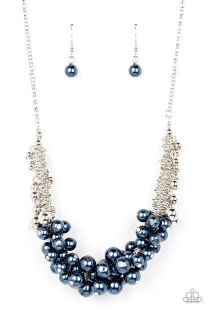 Bonus Points - blue - Paparazzi necklace