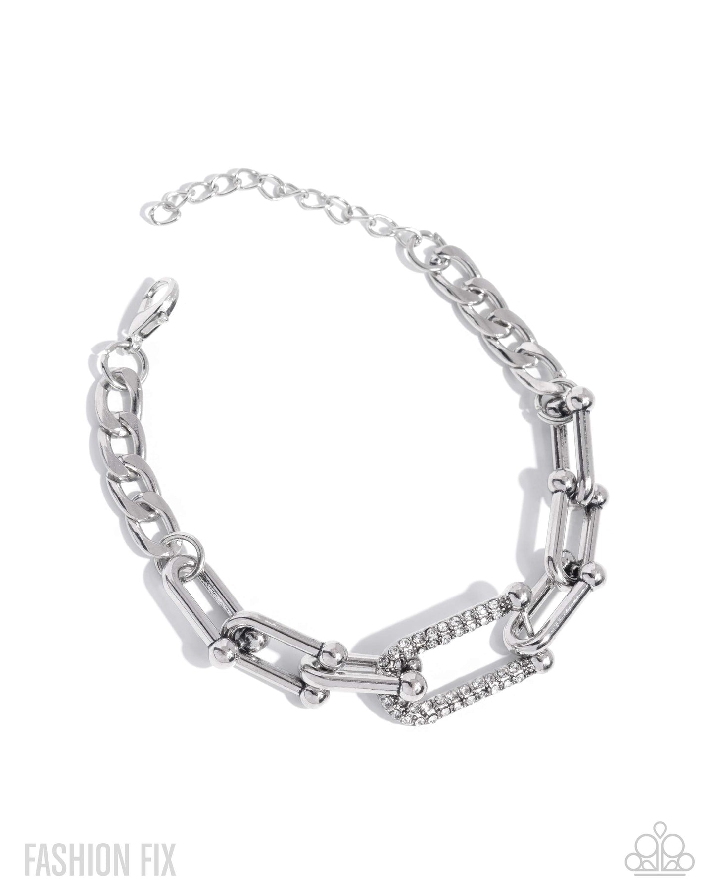 Boosted Bling - white - Paparazzi bracelet