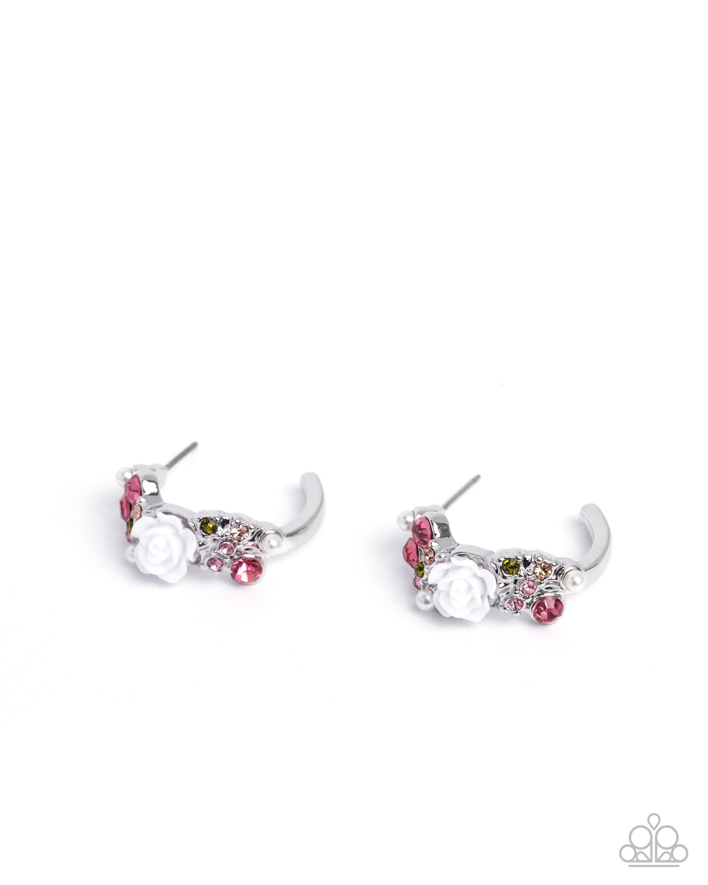Borderline Bloom - pink - Paparazzi earrings