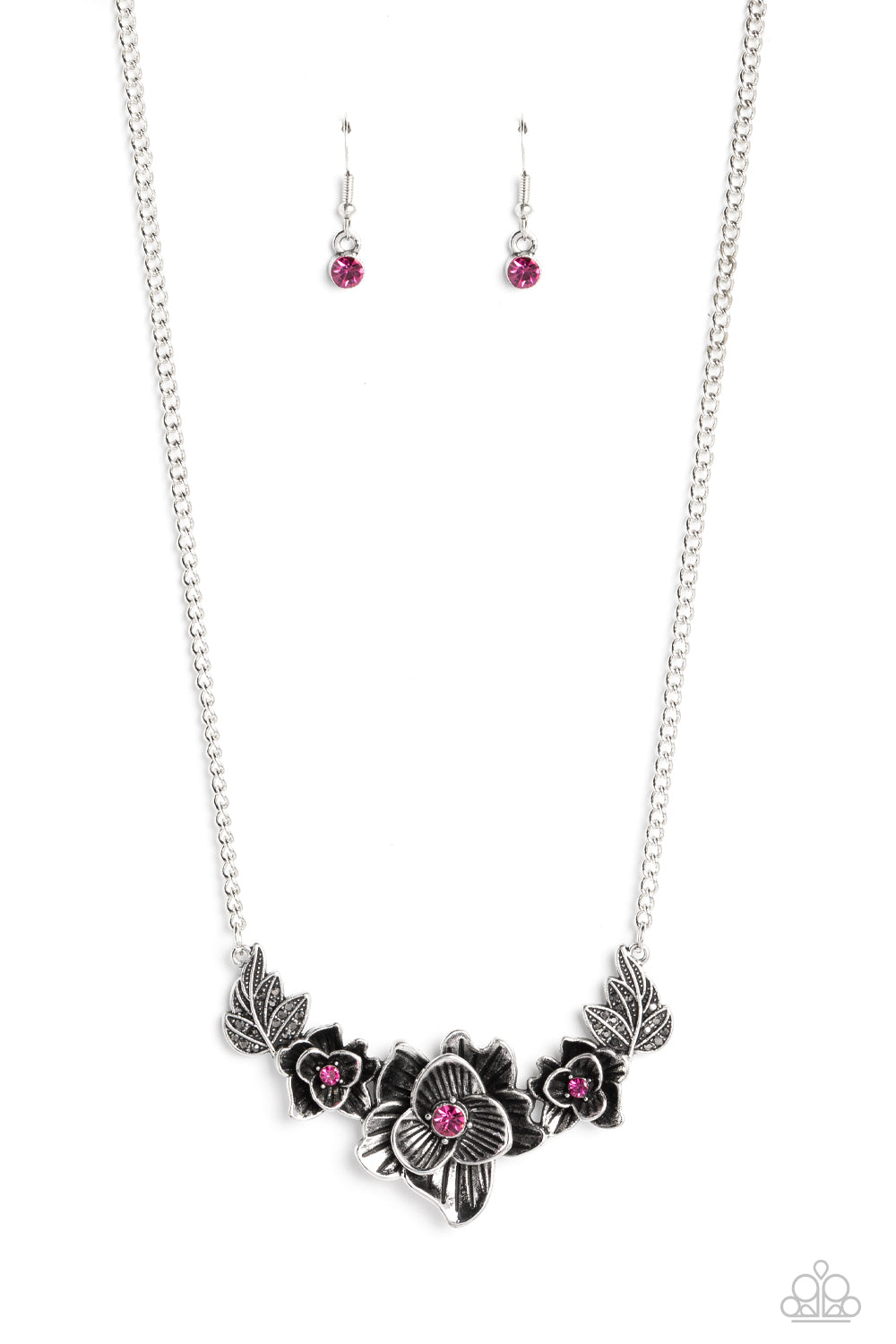 Botanical Breeze - pink - Paparazzi necklace